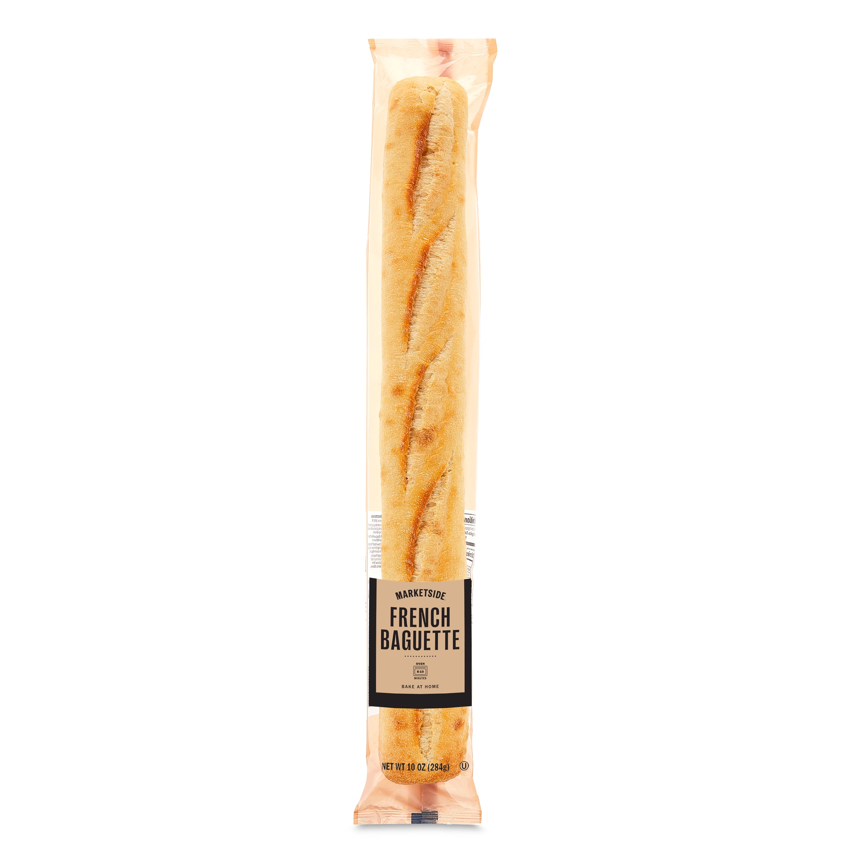 Marketside French Baguette, Bake at Home, Shelf-Stable, 10 oz Bag