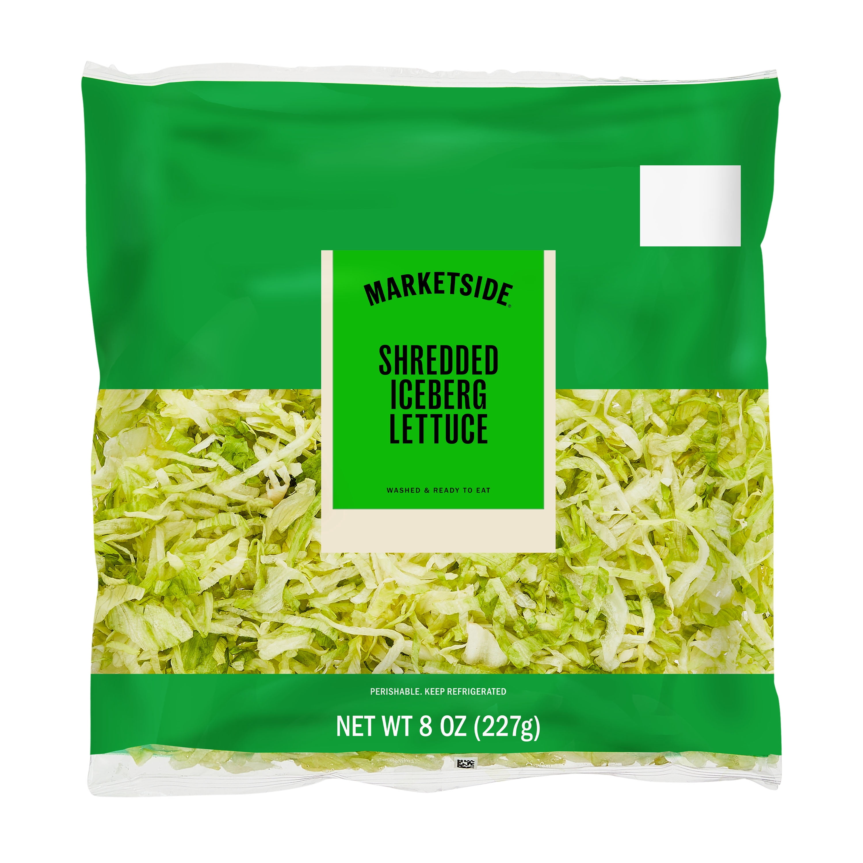 Marketside Fresh Shredded Iceberg Lettuce, 8 oz Bag