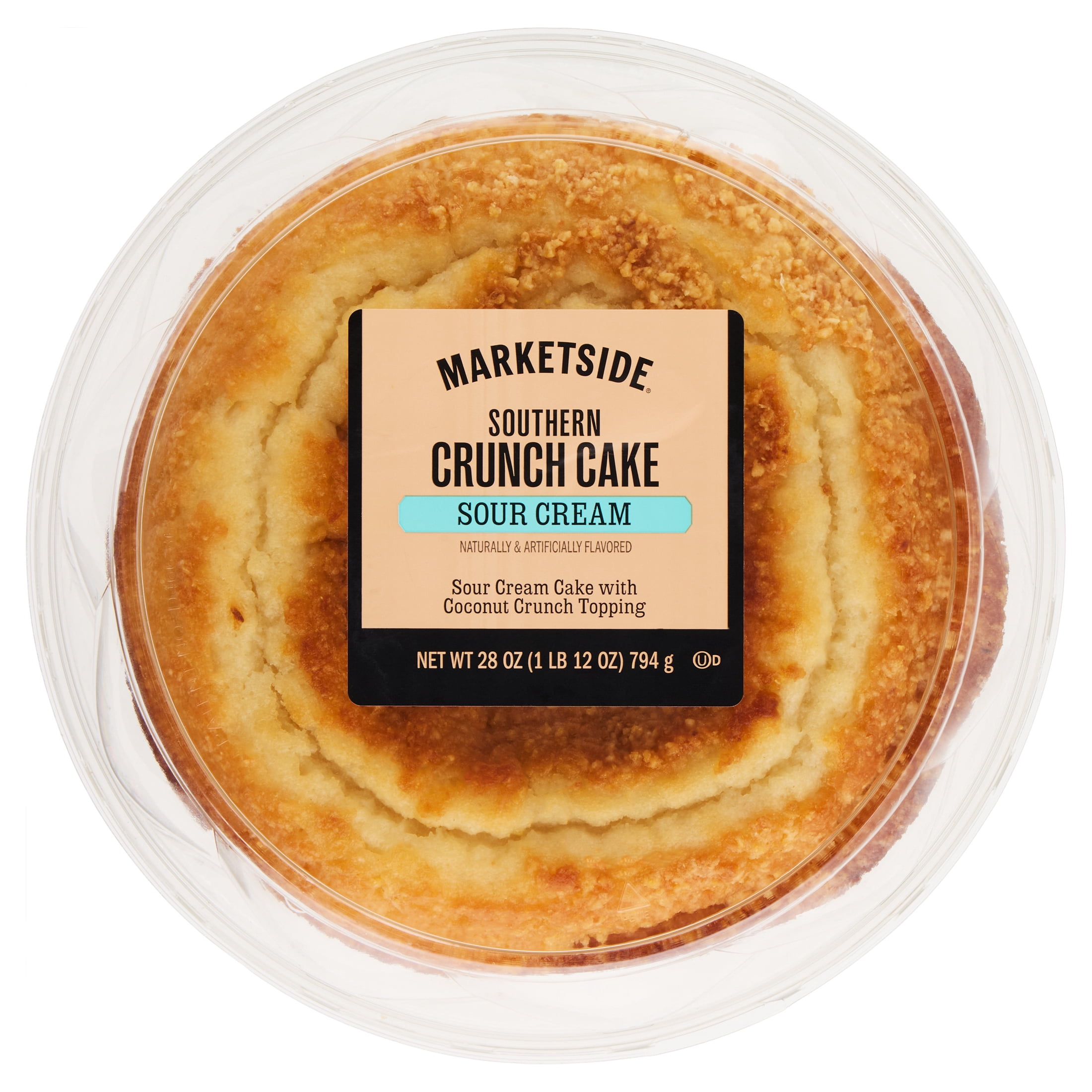 Marketside Louisiana Crunch Lemon & Coconut Crme Cake, 28 oz (Shelf Stable)