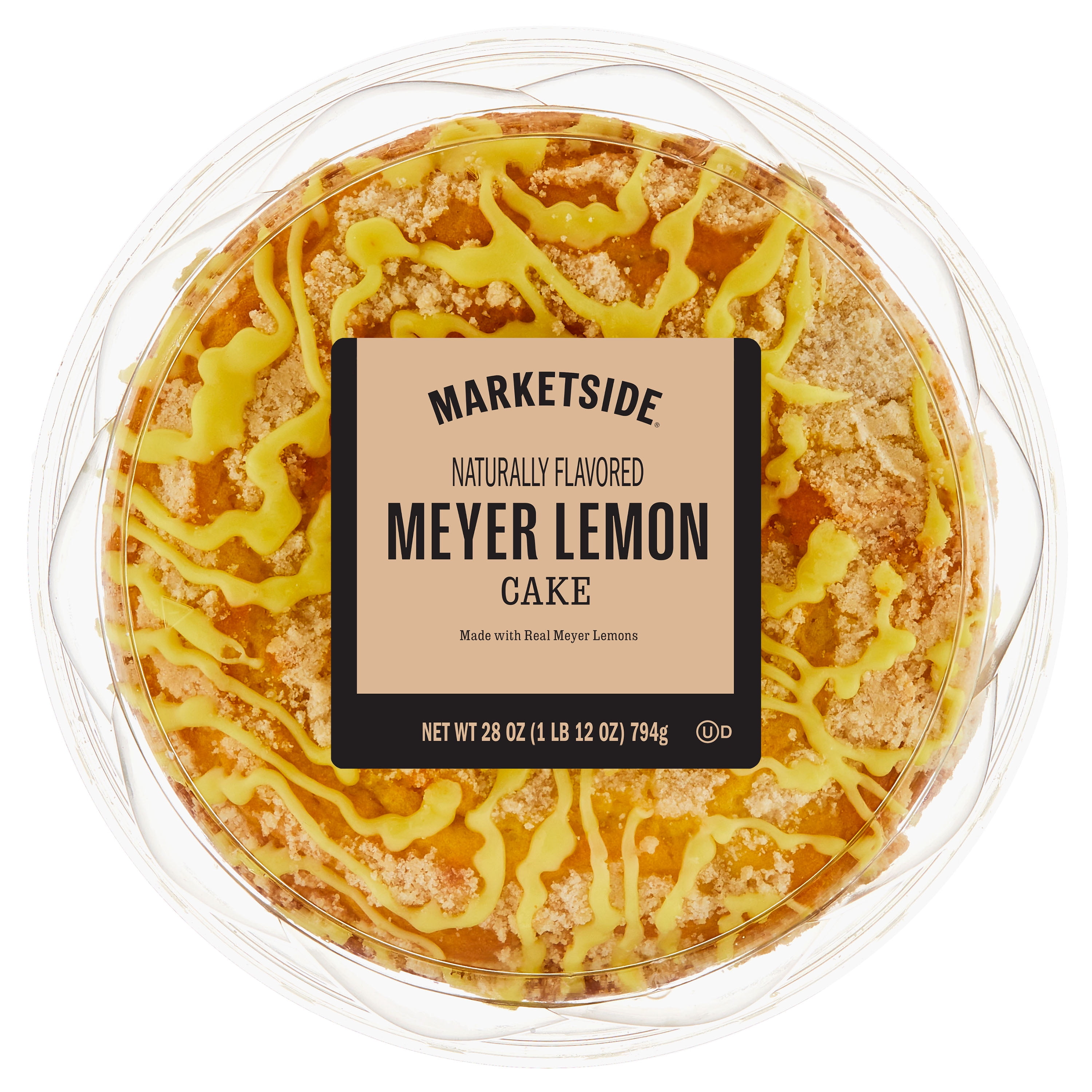 Marketside Meyer Lemon Crme Cake, 28 oz (Shelf Stable)