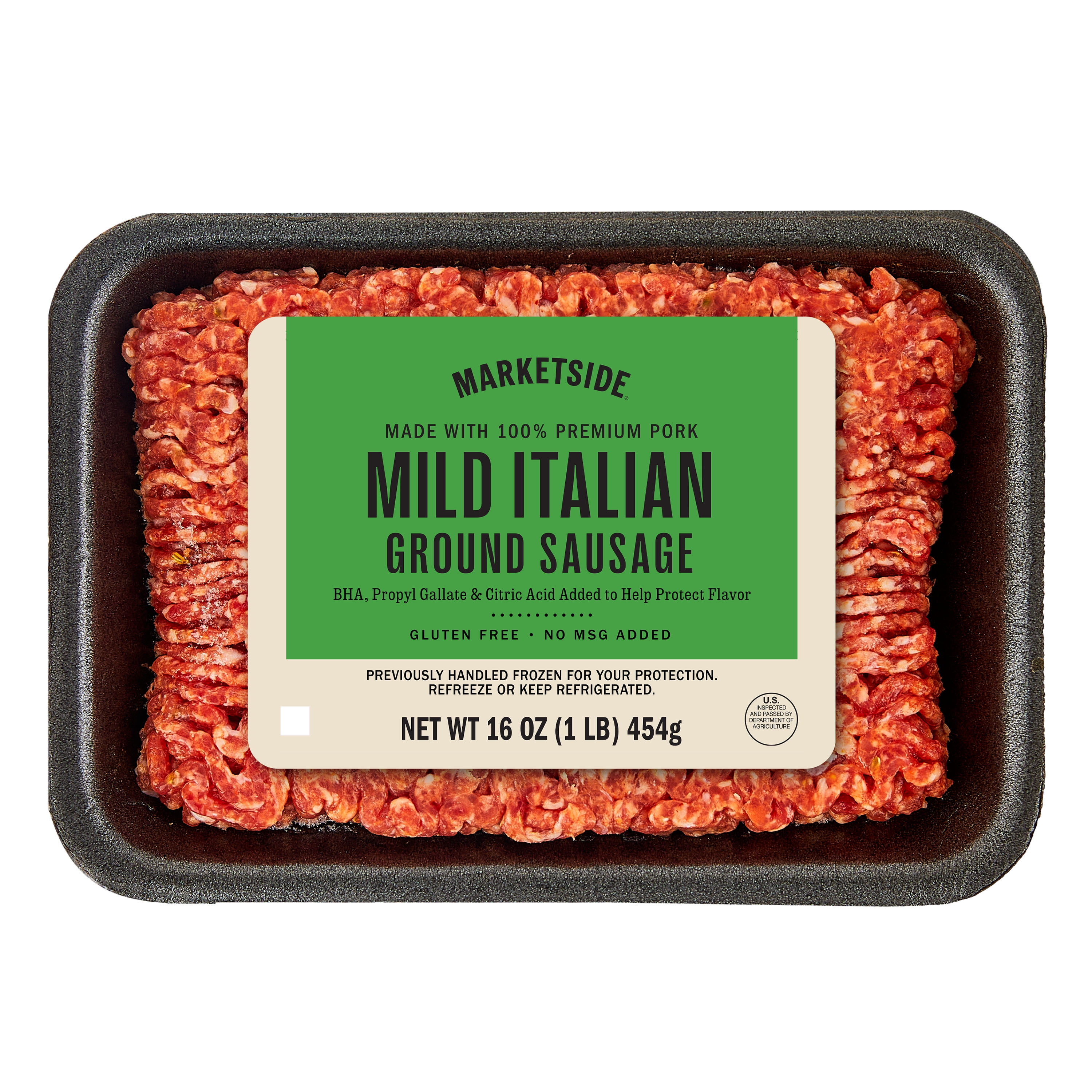 Marketside Mild Ground Italian Sausage, Pork, 1 lb (Fresh)