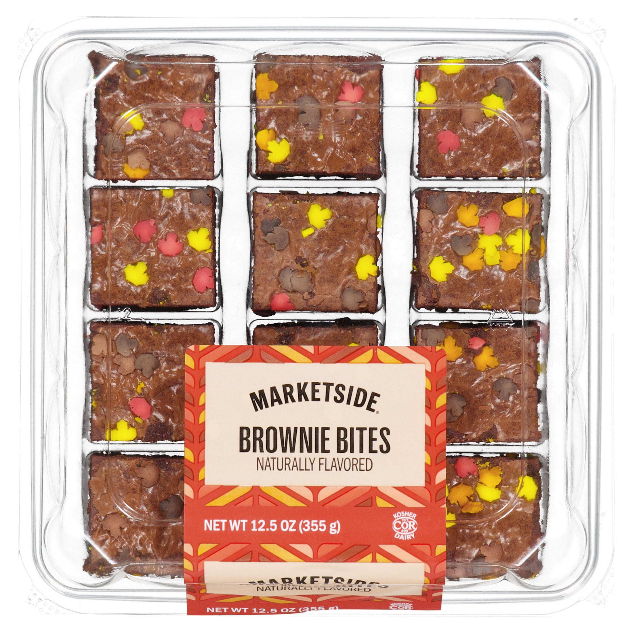 Marketside Harvest Brownie Bites, 12.5 oz, 12 Count