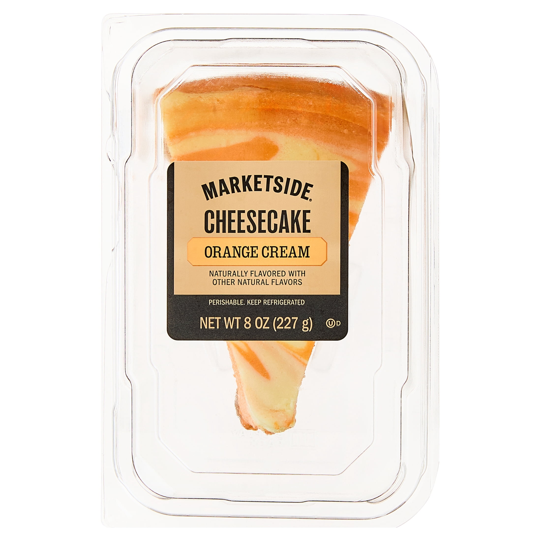 Marketside Orange Cream Cheesecake Slice, 8 oz