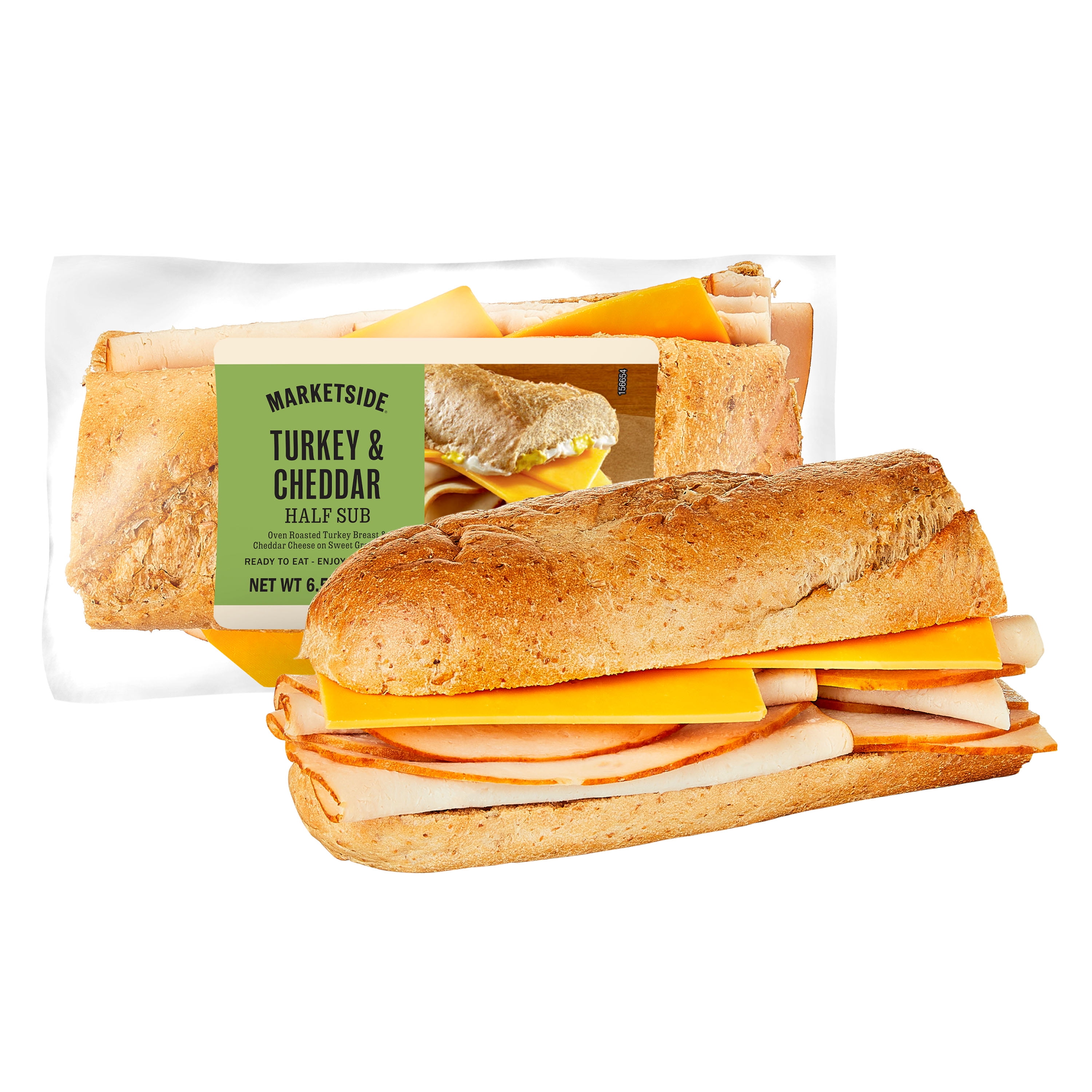 Marketside Turkey & Cheddar Half Sub Sandwich, 6.5 oz
