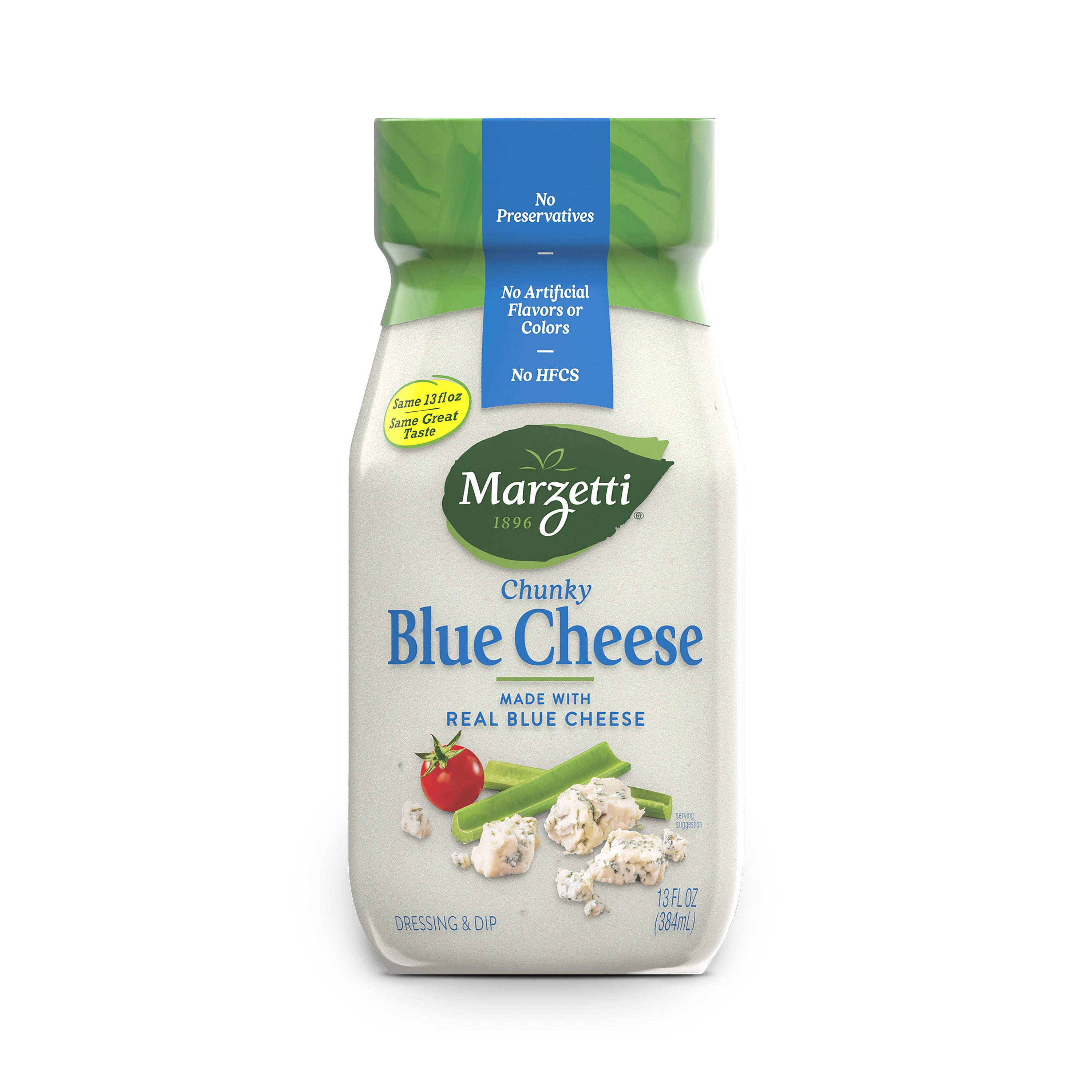 Marzetti Chunky Blue Cheese Salad Dressing and Dip, 13 fl oz, No Artificial Flavors