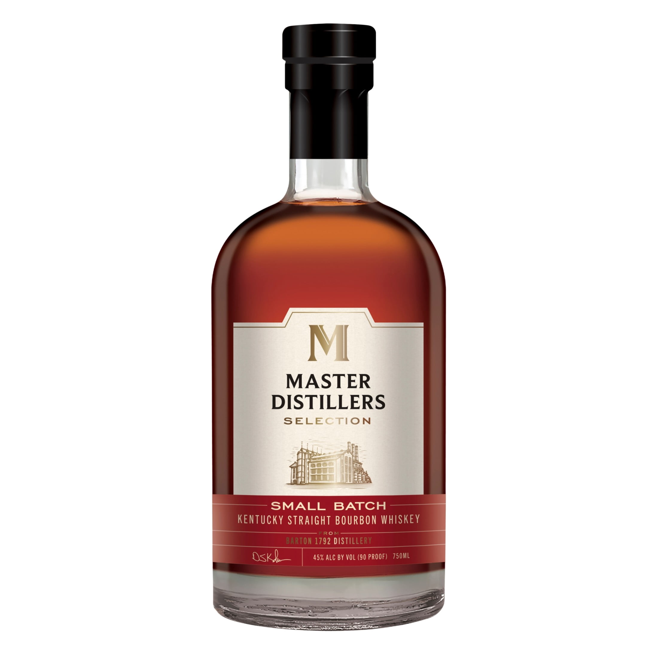 Masters Distillers Bourbon, 750ml, 90 Proof (45% ABV)