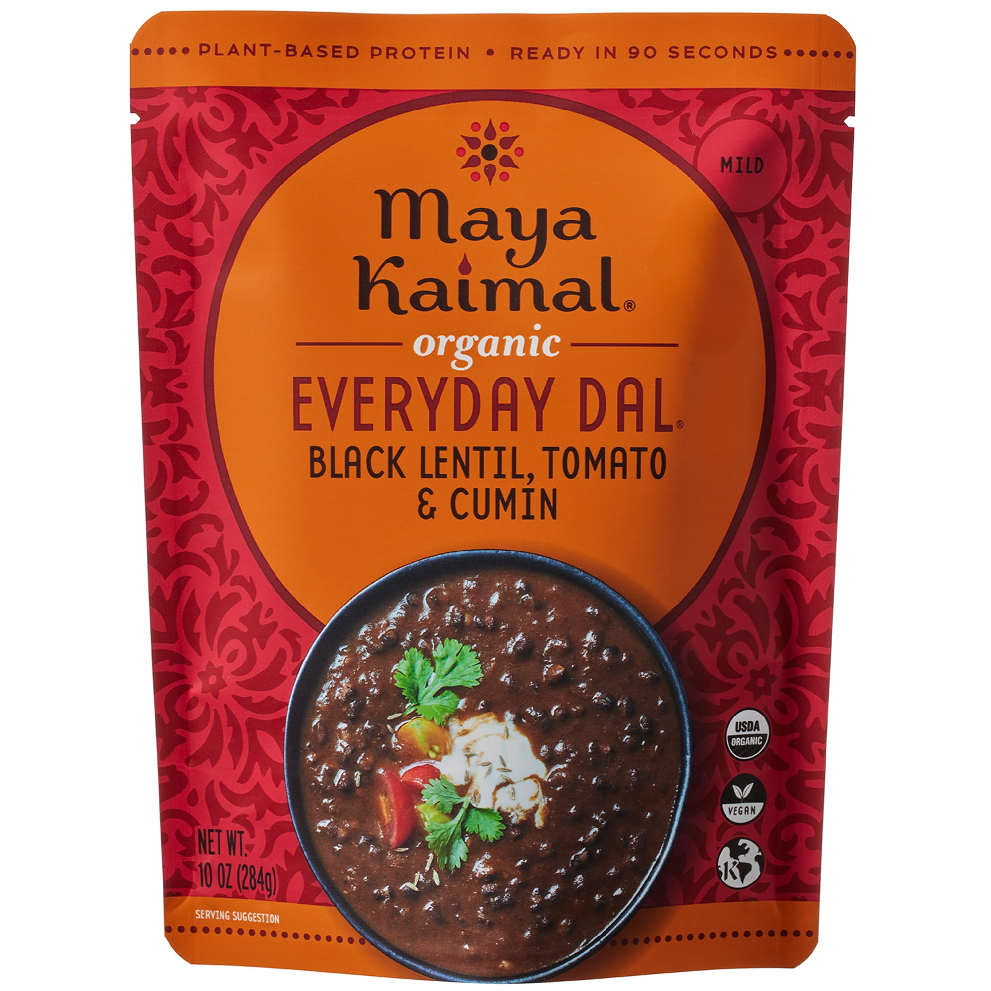 Maya Kaimal Organic, Everyday Dal Black Lentil Tomato Cumin, 10 oz