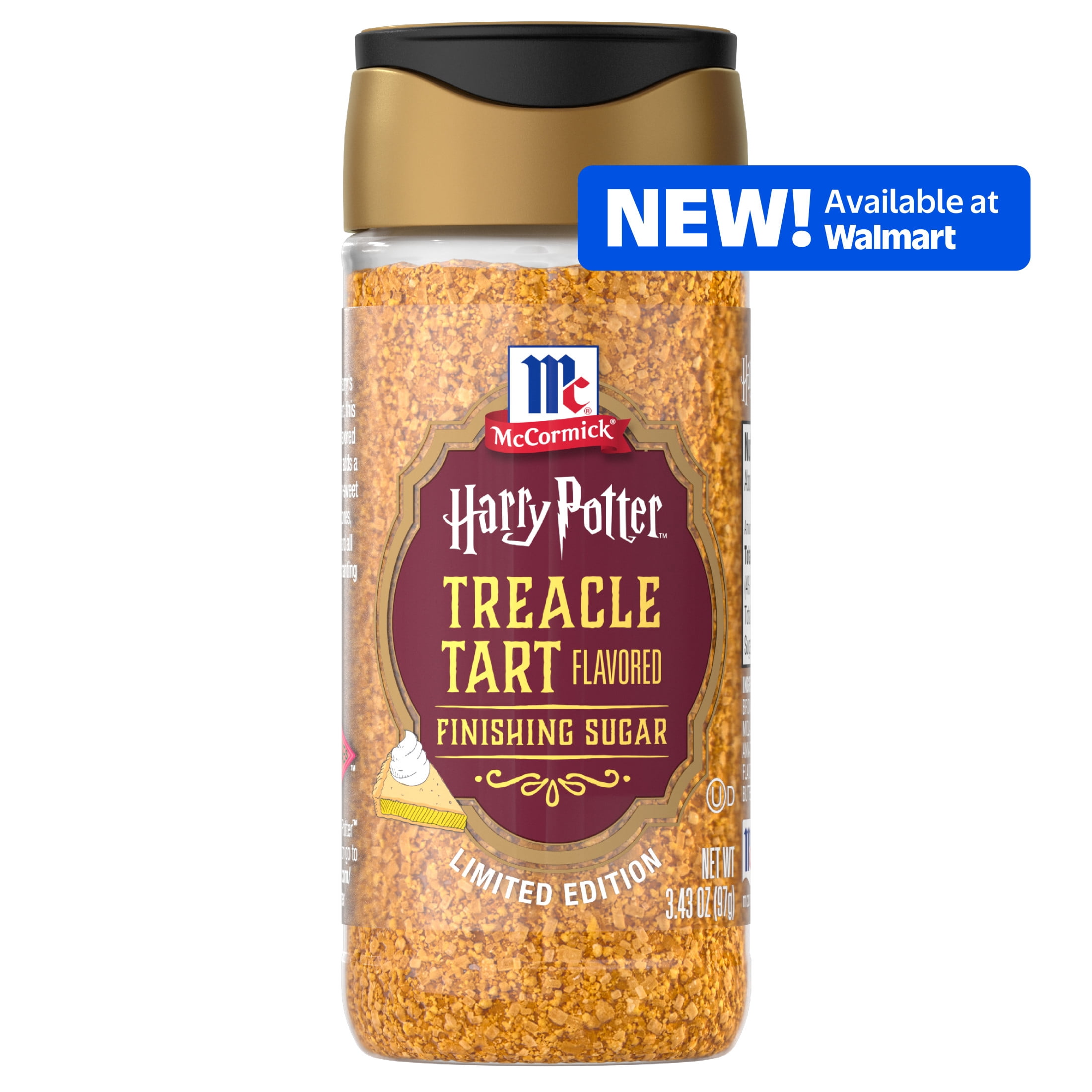 McCormick Kosher Harry Potter Treacle Tart Finishing Sugar, 3.43 oz Bottle
