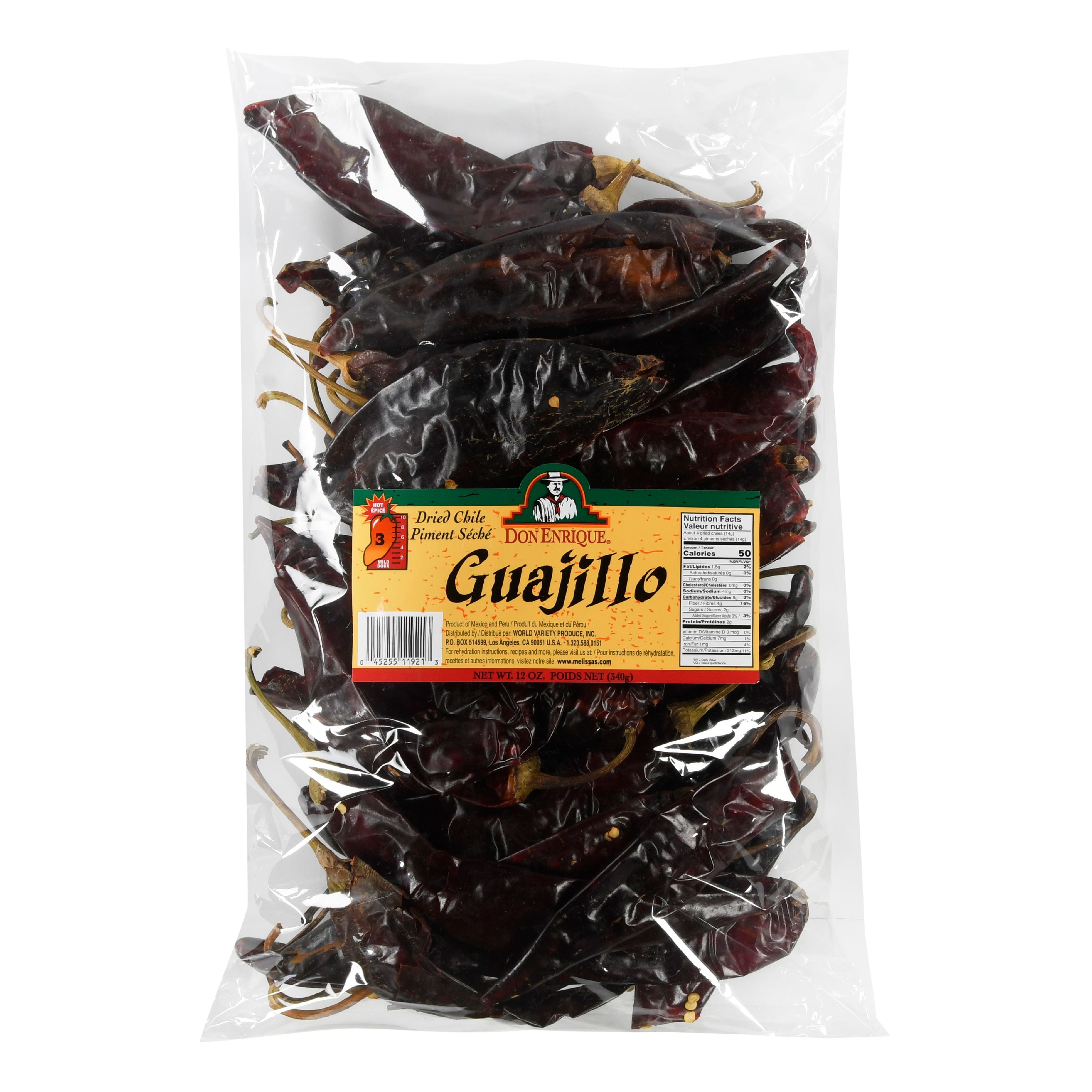 Melissas Dried Guajillo Chile 12 Oz