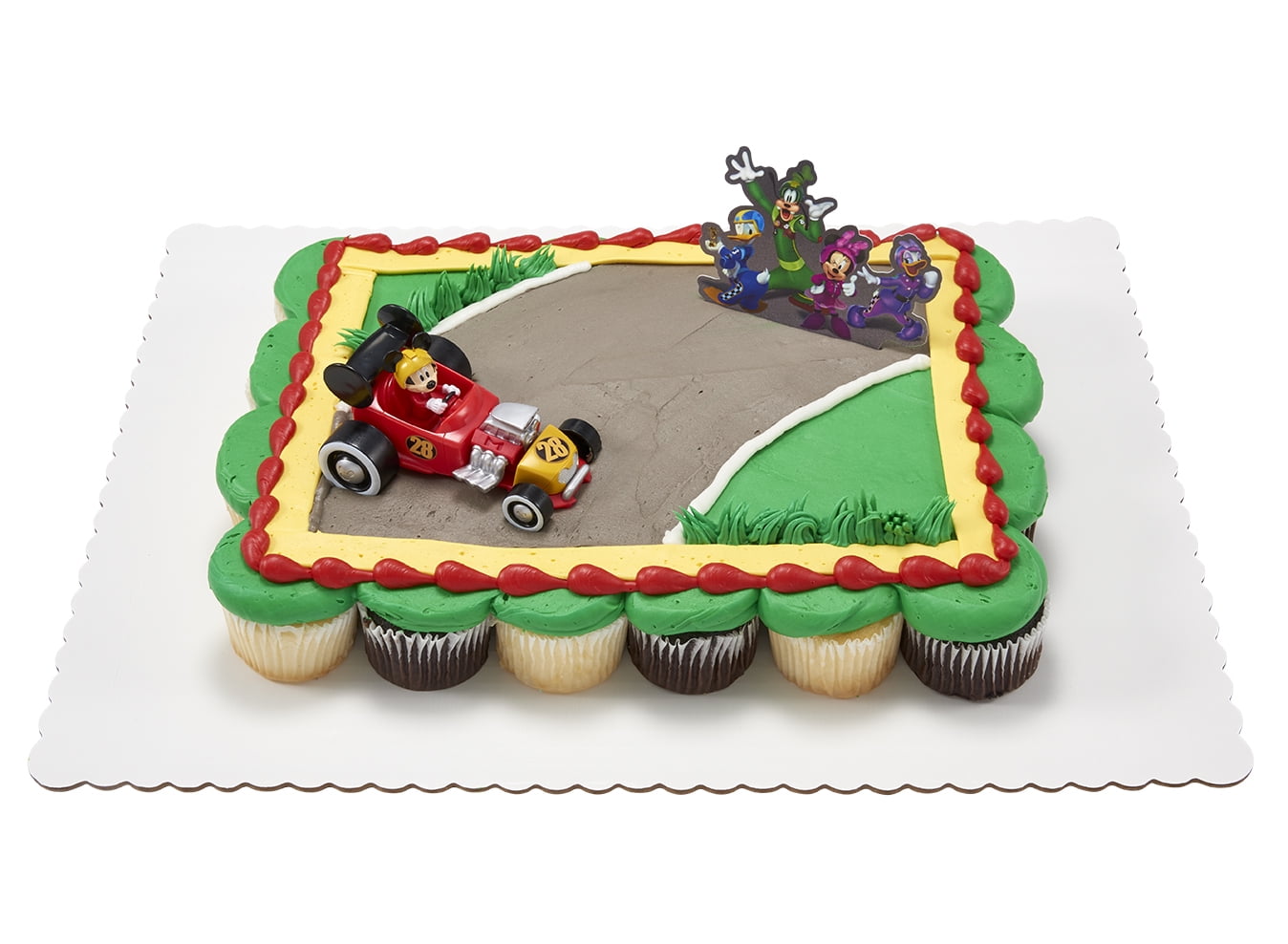 Mickey and the Roadster Racers Cupcake Cake, 1 Count