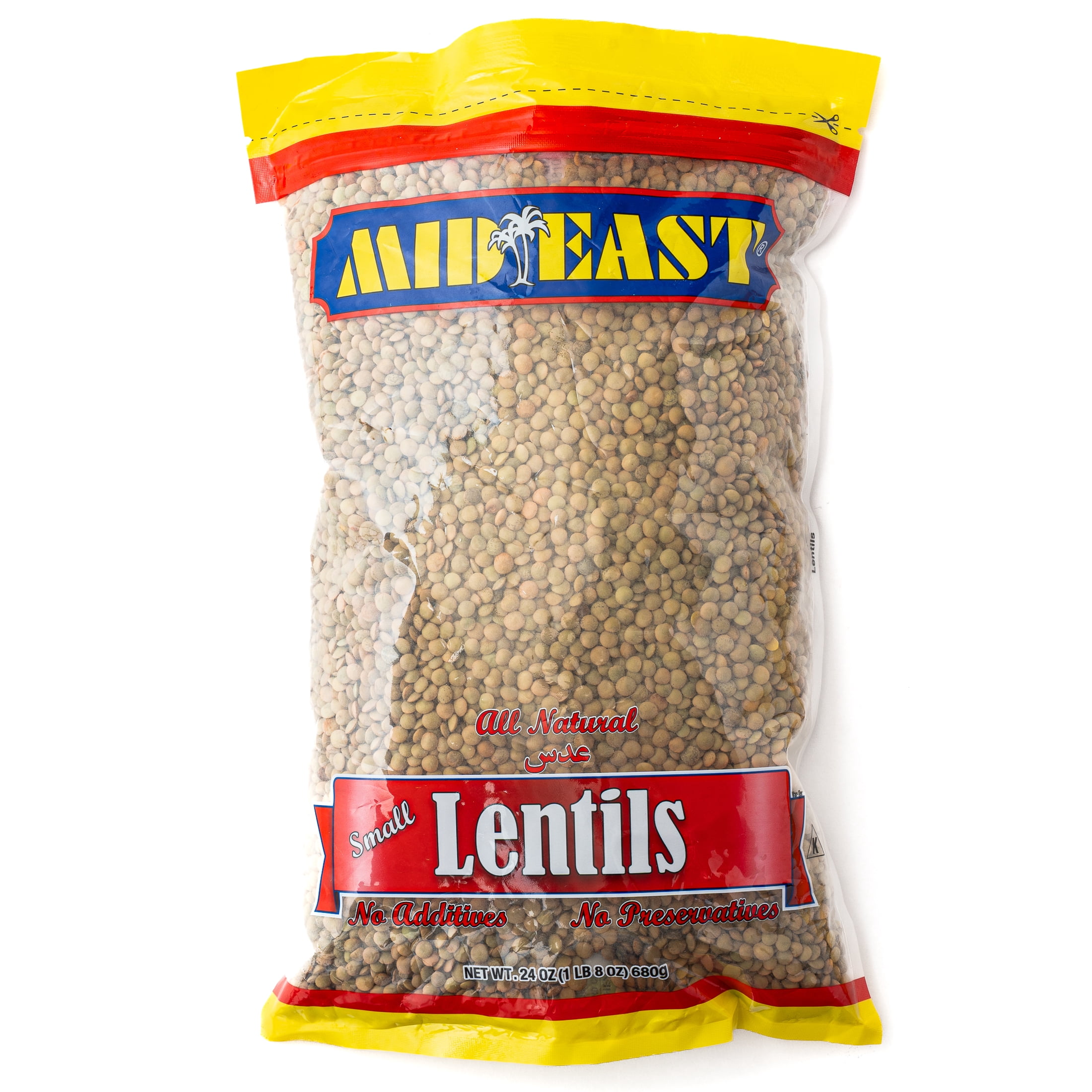 Miid-East Lentils Small 24 Oz