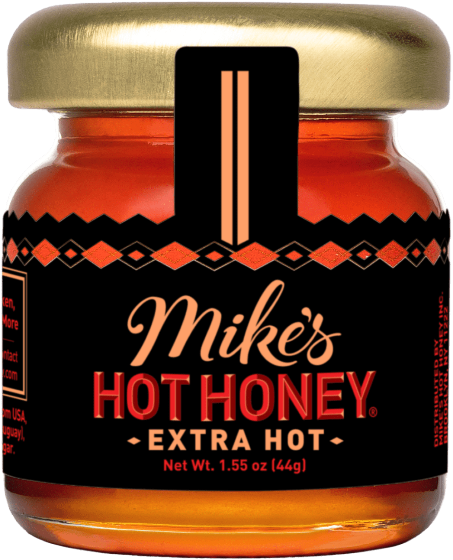 Mike's Hot Honey XH Jar 1.55 oz with Allergen-Free and USDA Organic Certification