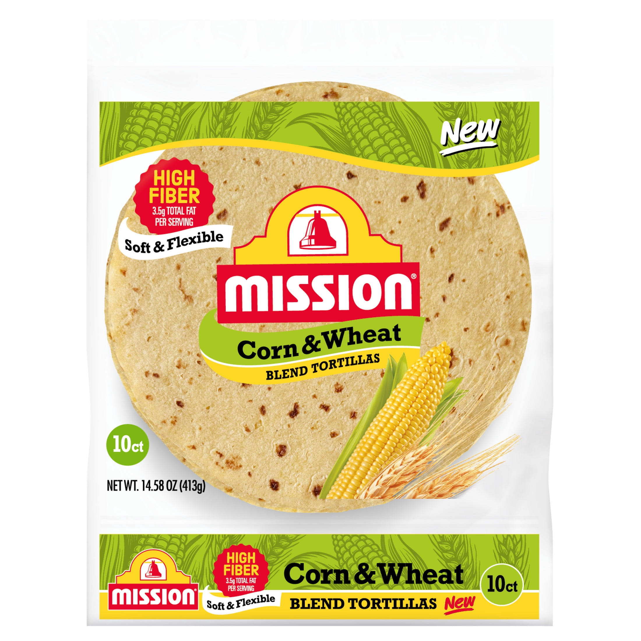 Mission Corn & Wheat Blend Tortillas, 10 count