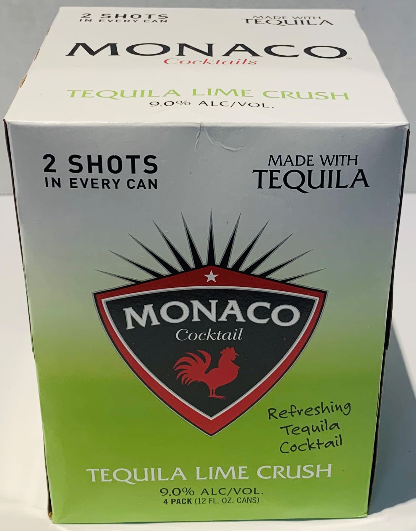Monaco Lime Crush Tequila, 4pk