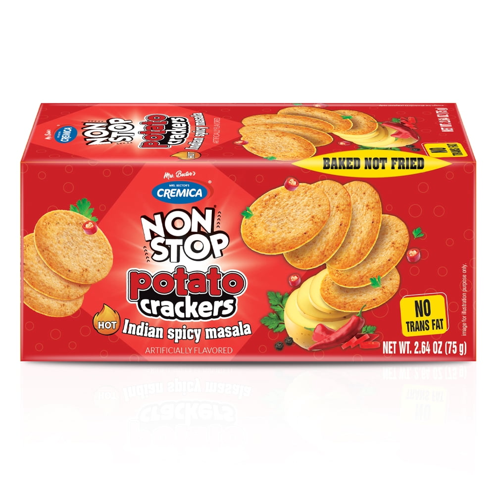 NON STOP Potato Crackers- Indian Spicy Masala