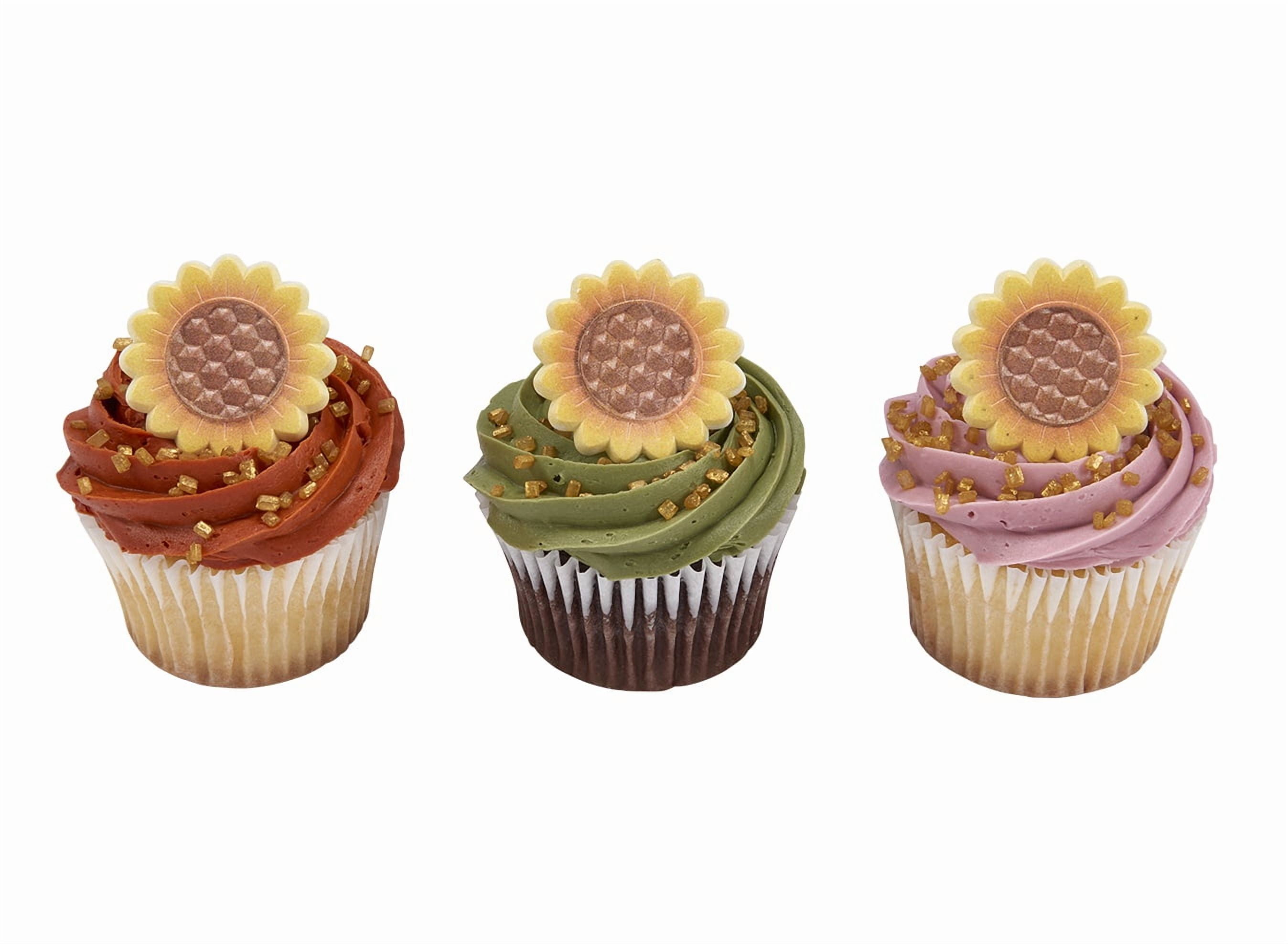Natural Brushstrokes Cupcakes