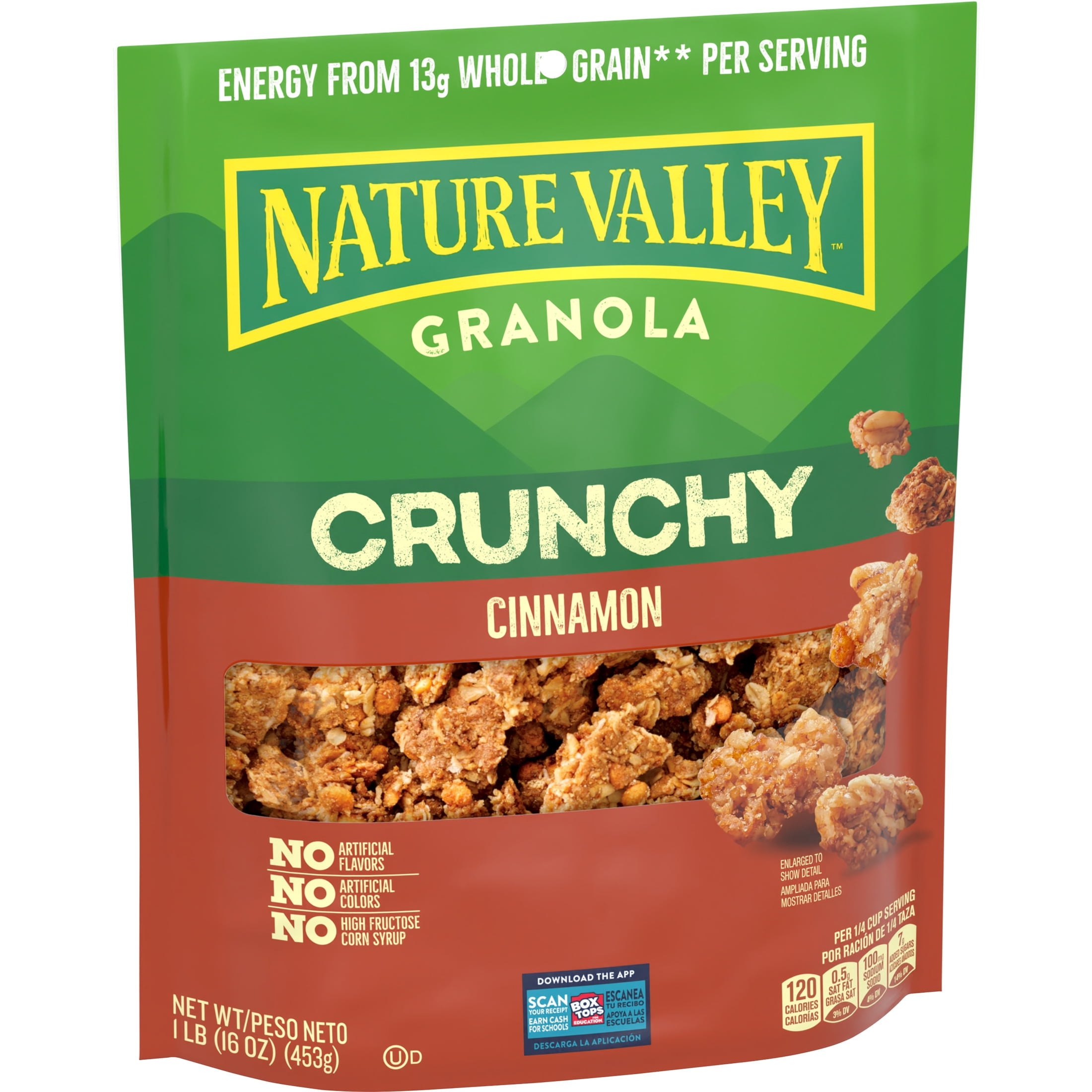 Nature Valley Crunchy Cinnamon Granola Pouch, 16 oz
