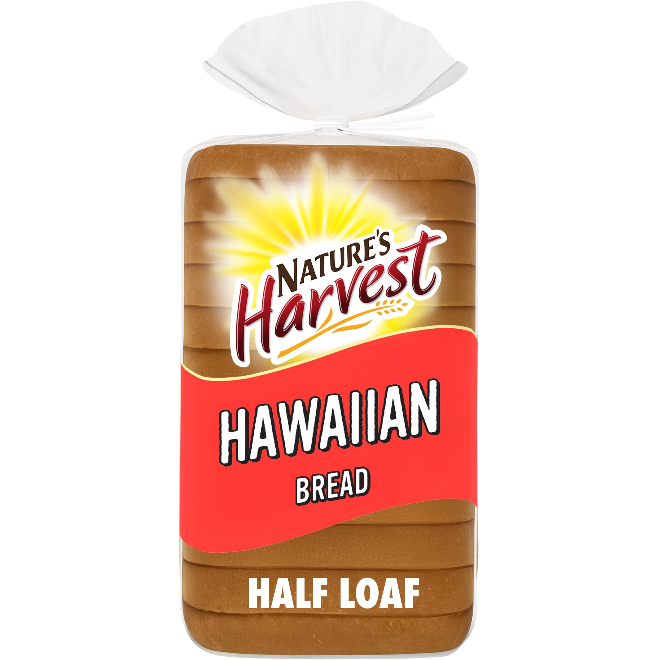 Nature's Harvest Hawaiian Bread, Half Loaf, 12 oz