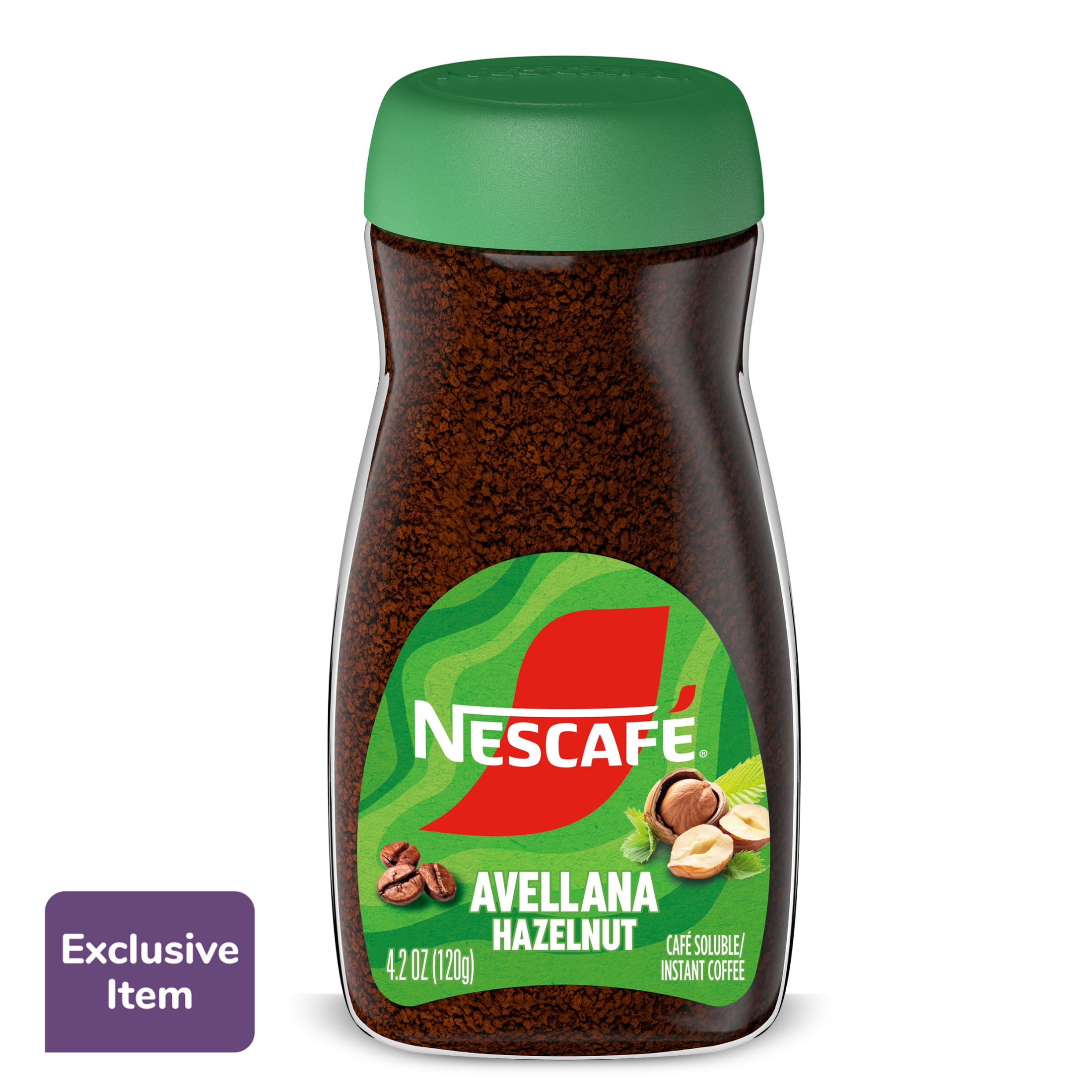 NESCAF Hazelnut Instant Flavored Coffee, 4.2 Oz