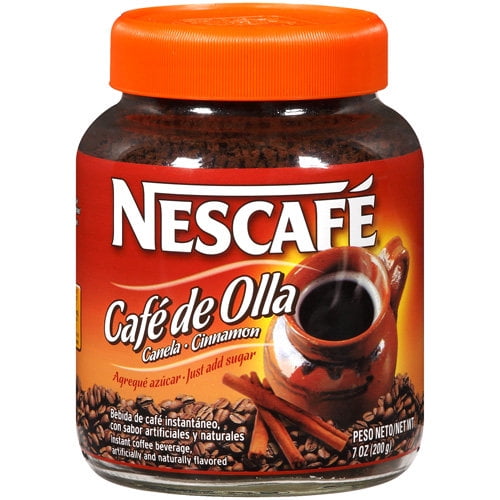 Nescaf Clasico Cafe De Olla, Light Roast Instant Coffee, 7 oz