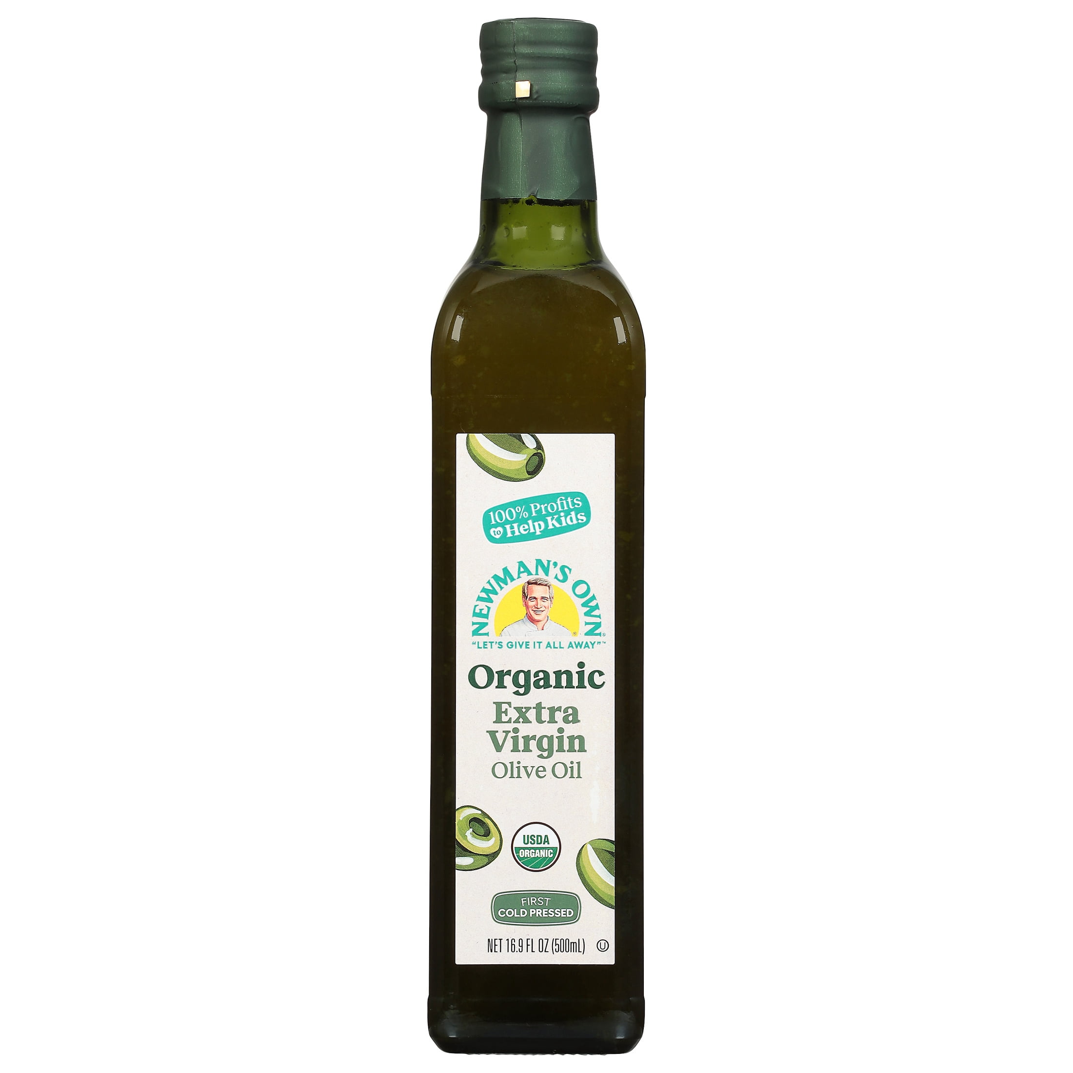Newman's Own Organic Extra Virgin Olive Oil, First Cold Pressed, 16.9 fl oz