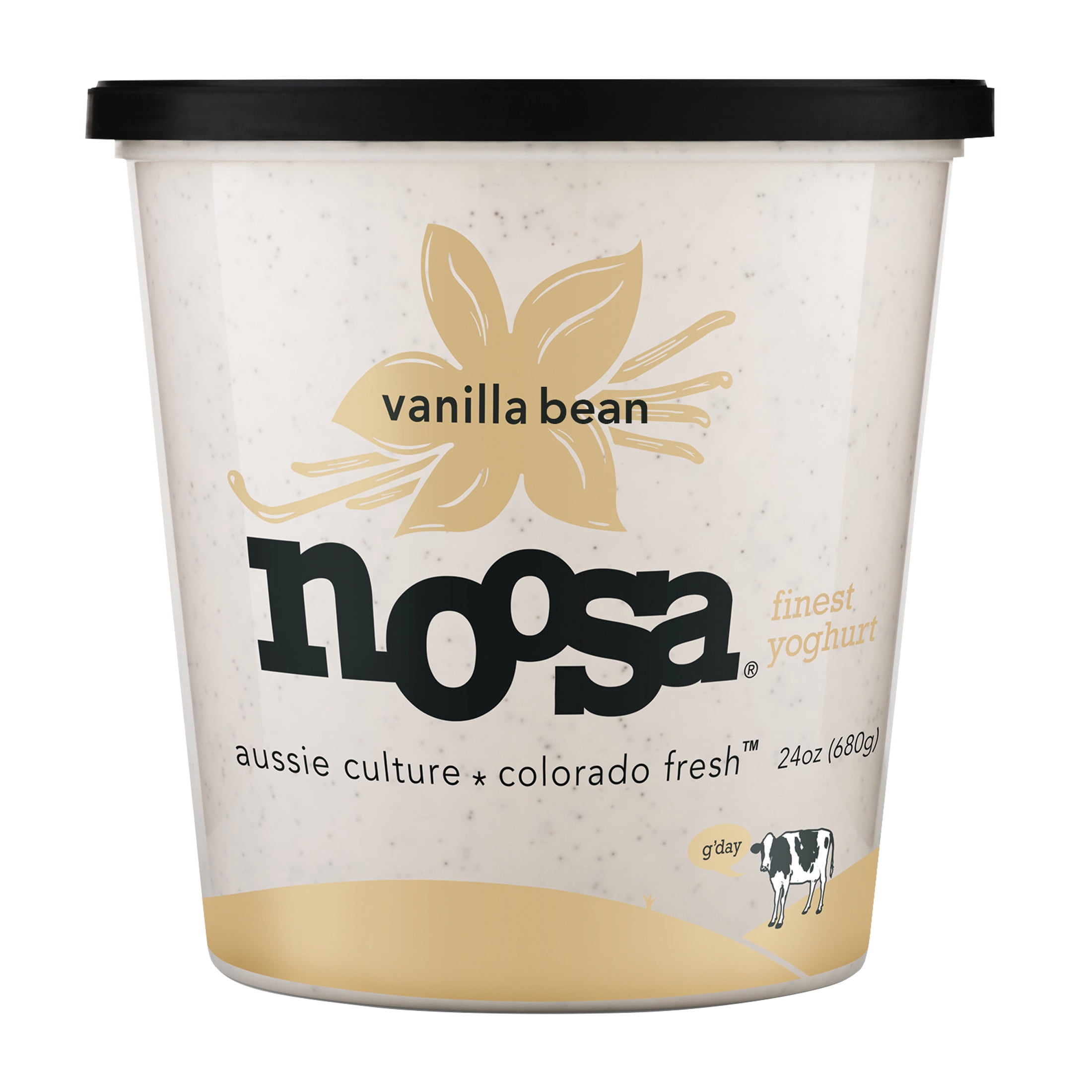 Noosa Yoghurt, Whole Milk Yogurt, Velvety Smooth & Creamy, Vanilla, Multiserve Tub 24 oz