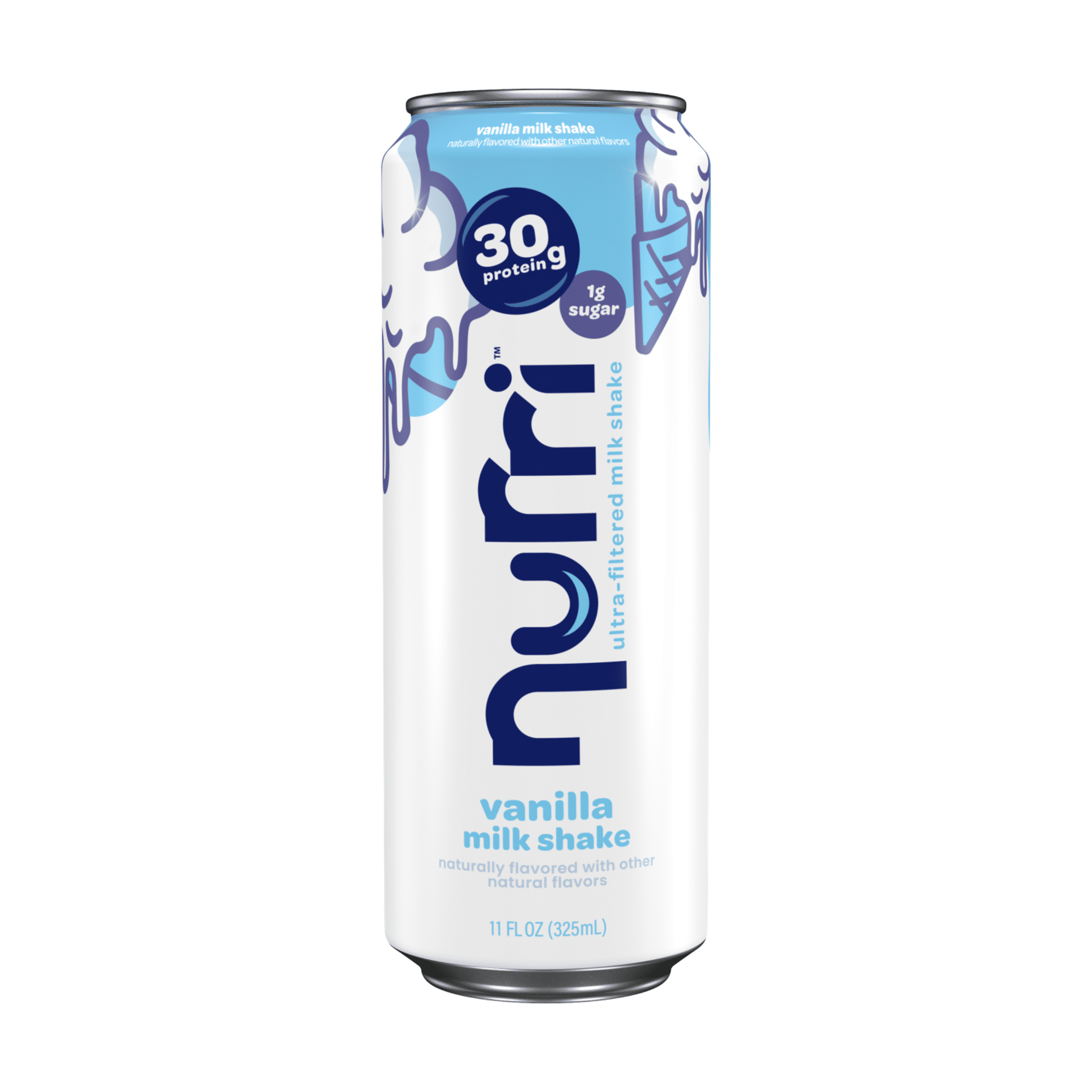 Nurri Ultra-Filtered Milkshake, 30g of Protein, Vanilla, 11 fl oz Can