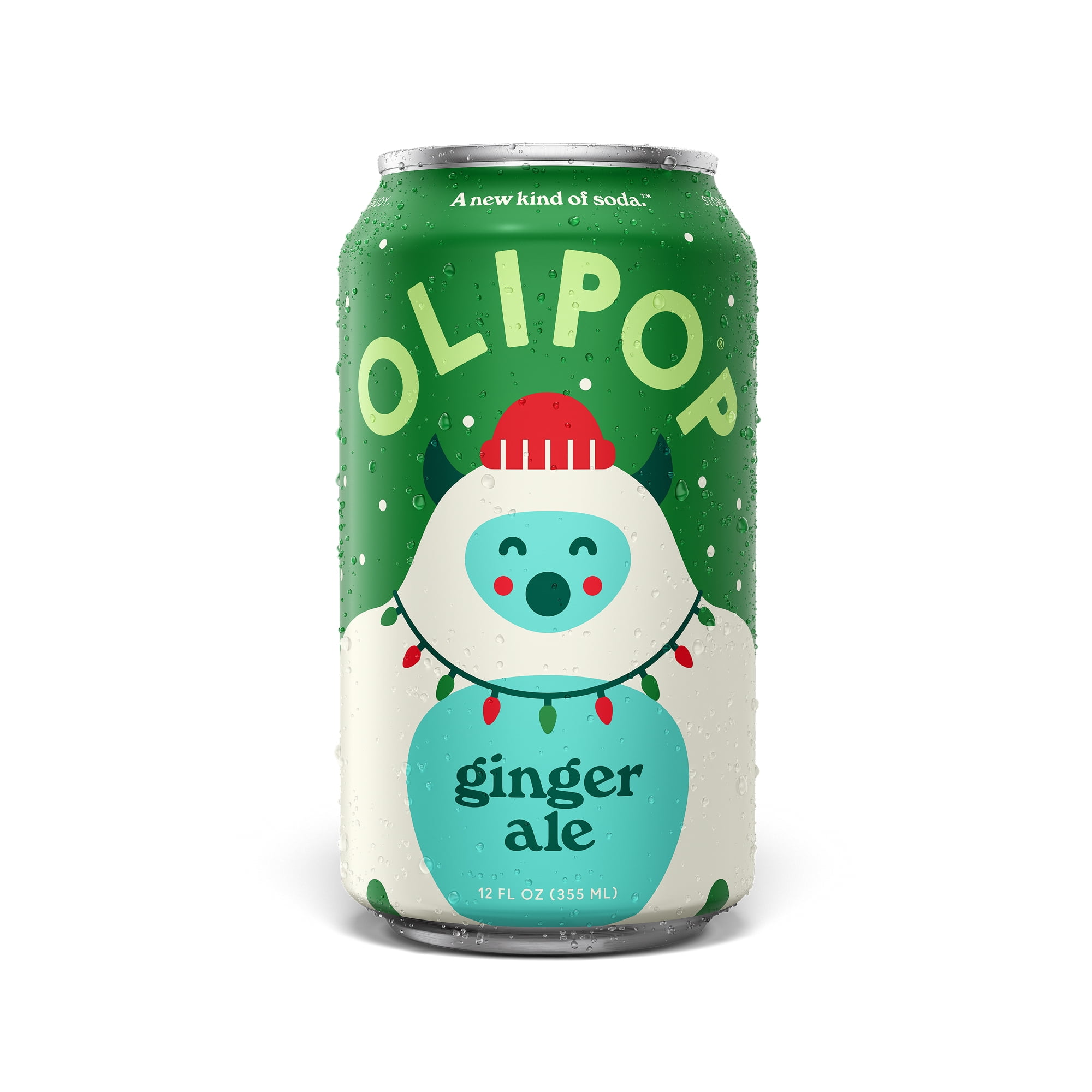 OLIPOP Prebiotic Soda, Ginger Ale, 12 fl oz, Pantry Packs