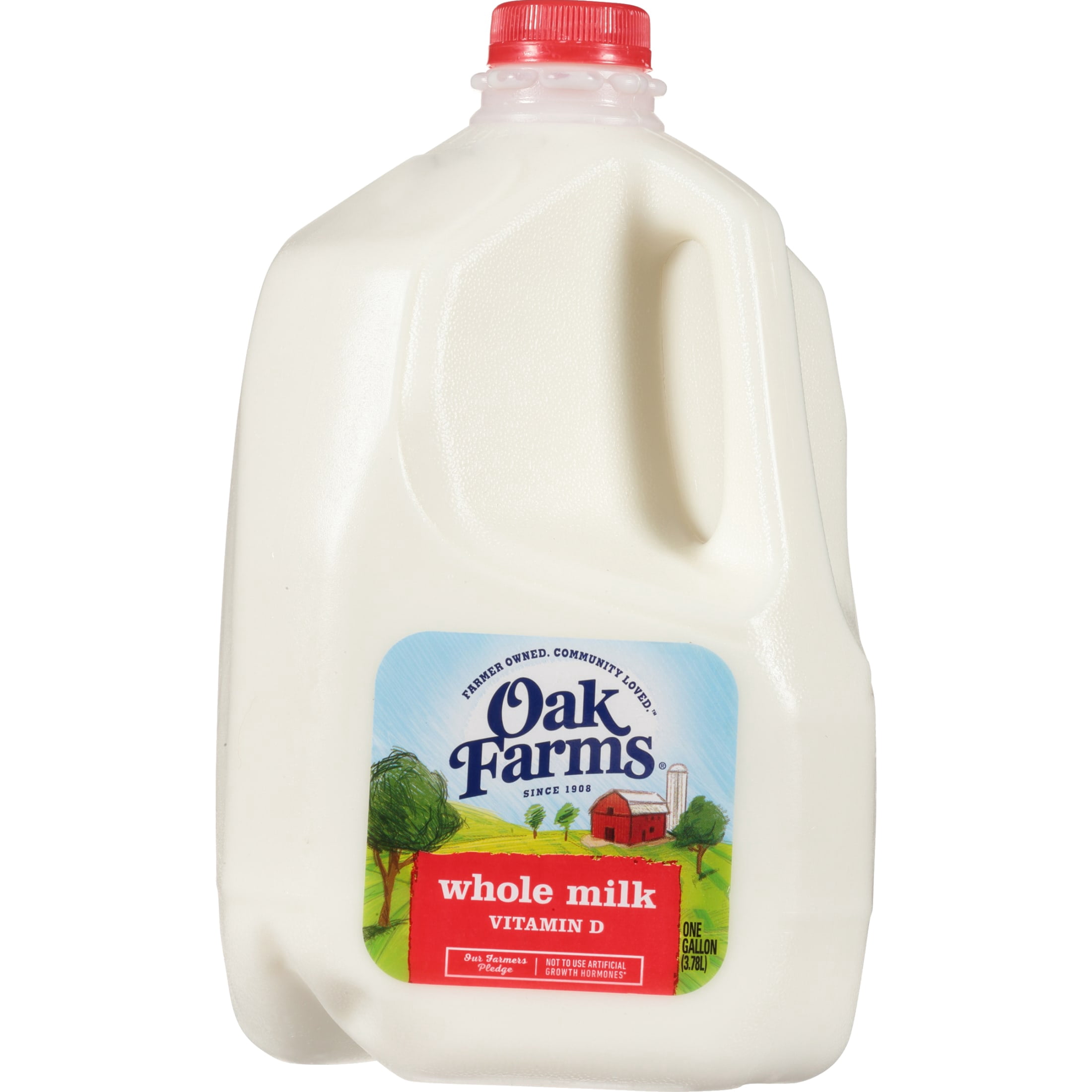 Oak Farms Whole Milk, Gallon