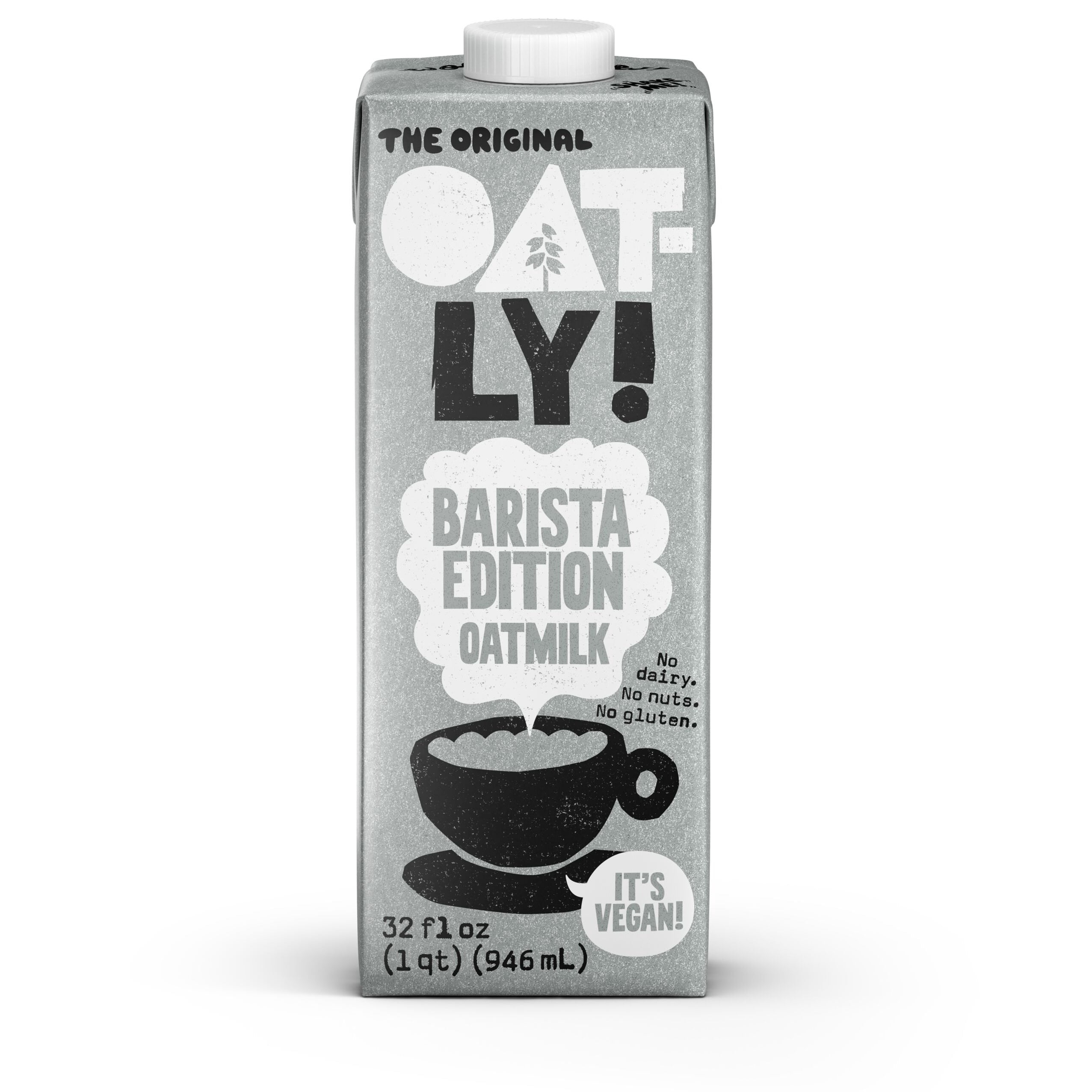 Oatly Barista Edition Oatmilk, Dairy-Free Milk, 32 fl oz Refrigerated Carton