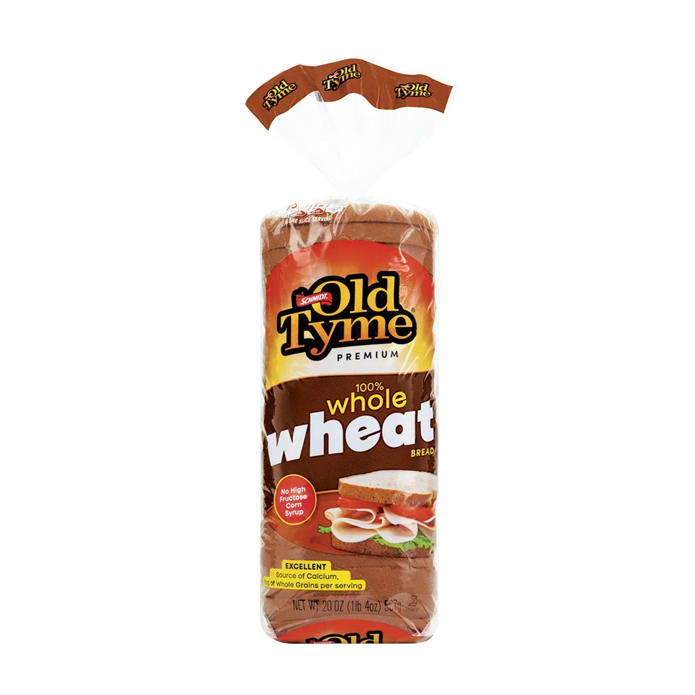Schmidt Old Tyme 100% Whole Wheat Bread, 20 oz, Freshly Baked