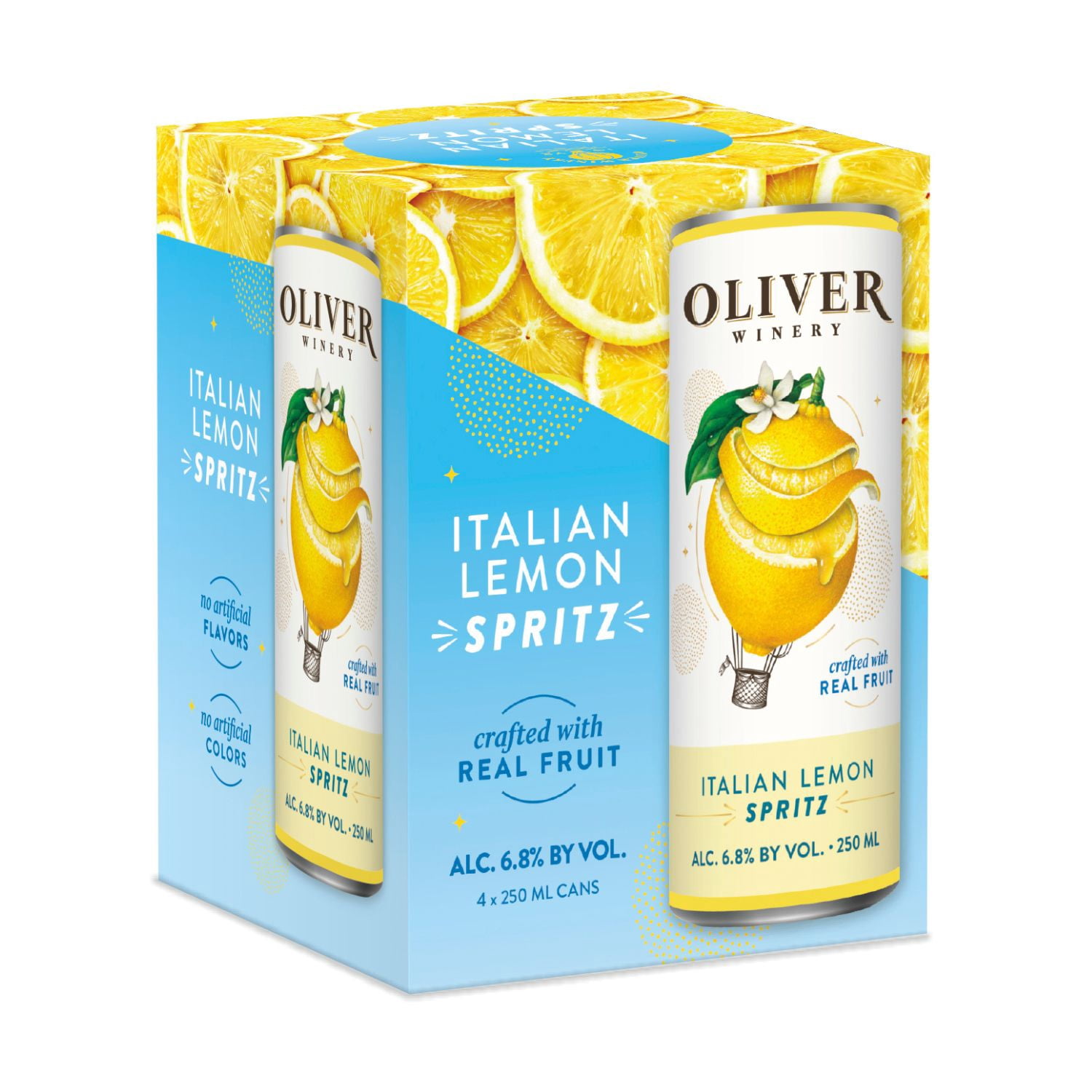 Oliver Wine Oliver Italian Lemon Spritz 250ml 4pk
