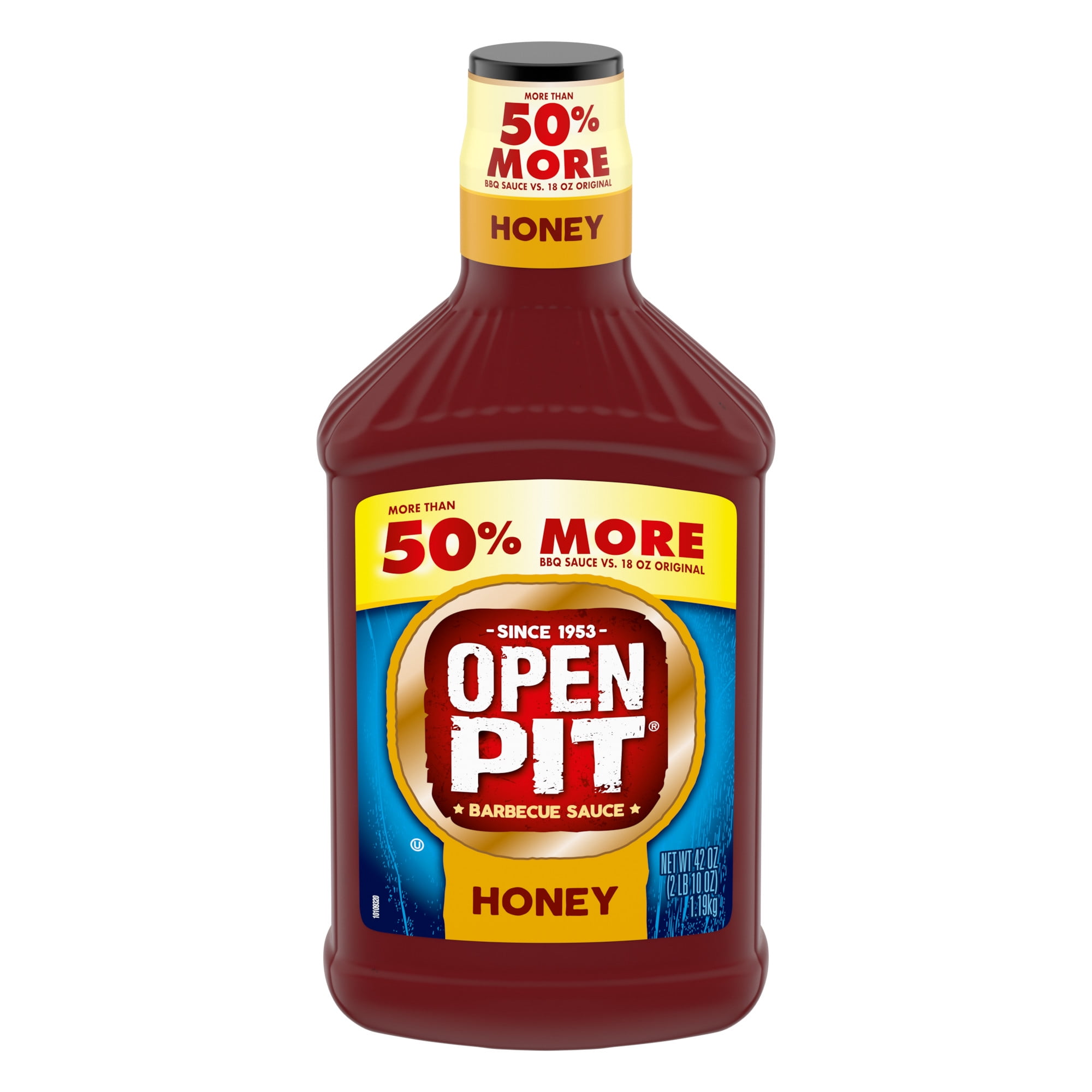 Open Pit Blue Label Honey Barbecue Sauce, Made With Pure Honey, 42 oz.