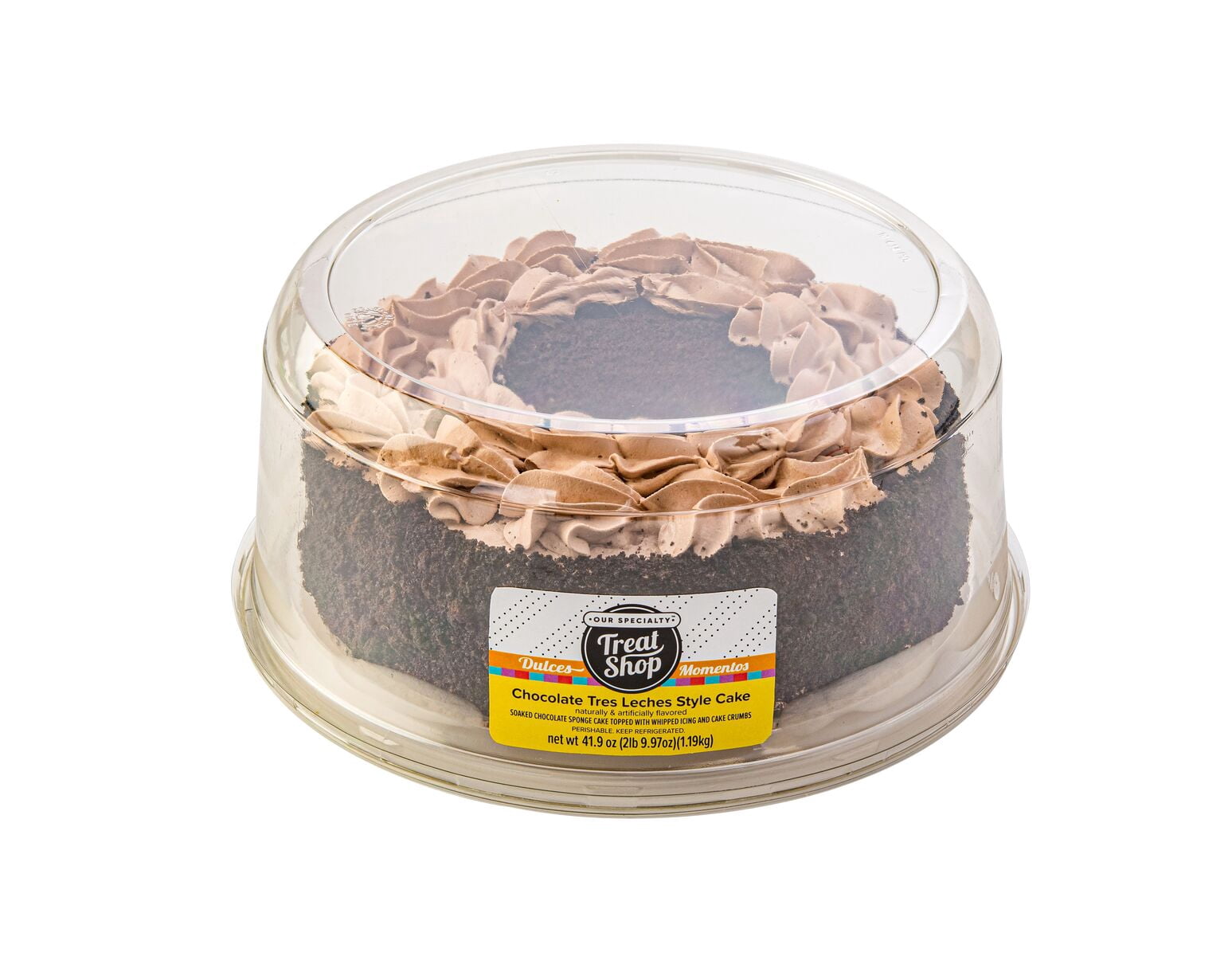 Our Specialty Treat Shop 8 Chocolate Tres Leches Cake, Serves 15, Refrigerated