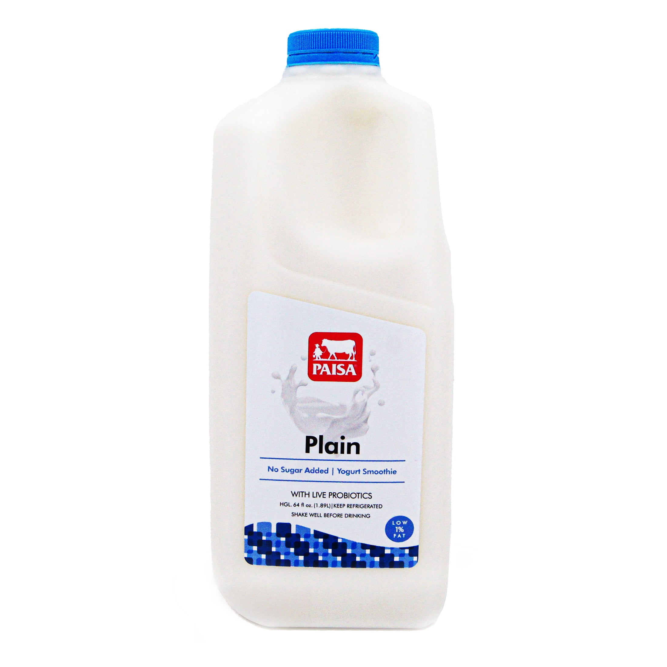 Paisa Plain No Sugar Yogurt, 64 oz