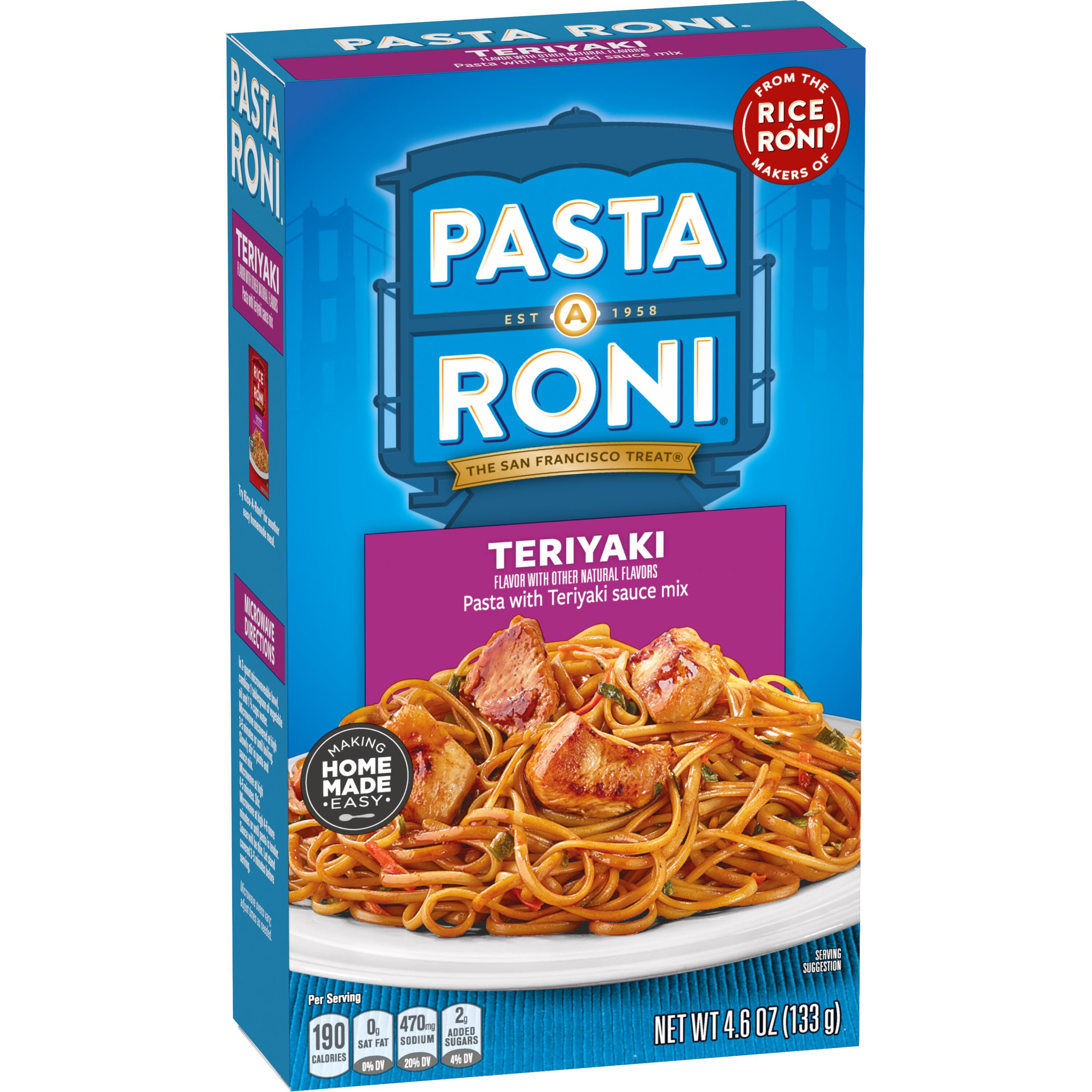 Pasta Roni Pasta Mix, Teriyaki flavor, 4.6 oz