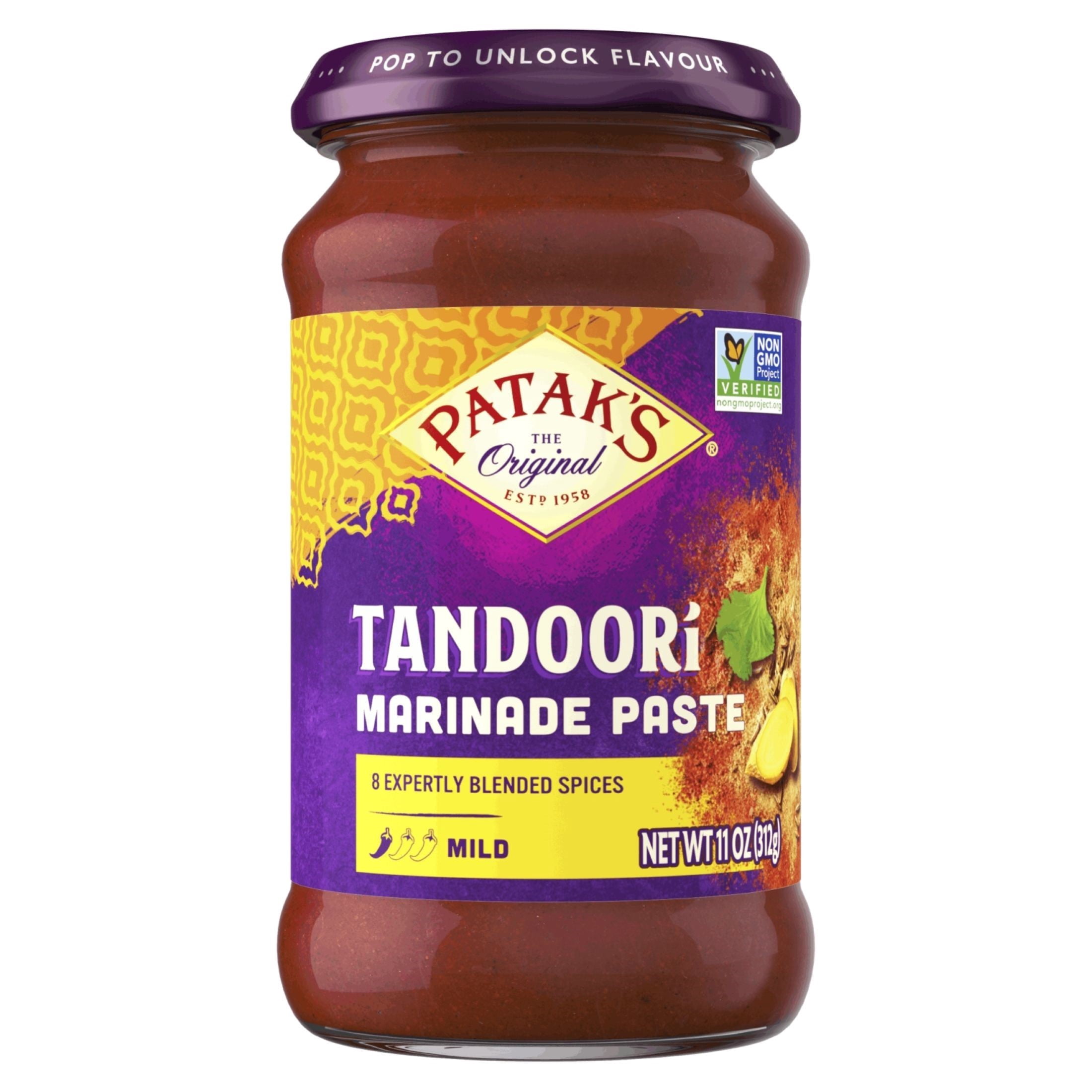 Patak's Original Tandoori Marinade Spice Paste, 11 oz