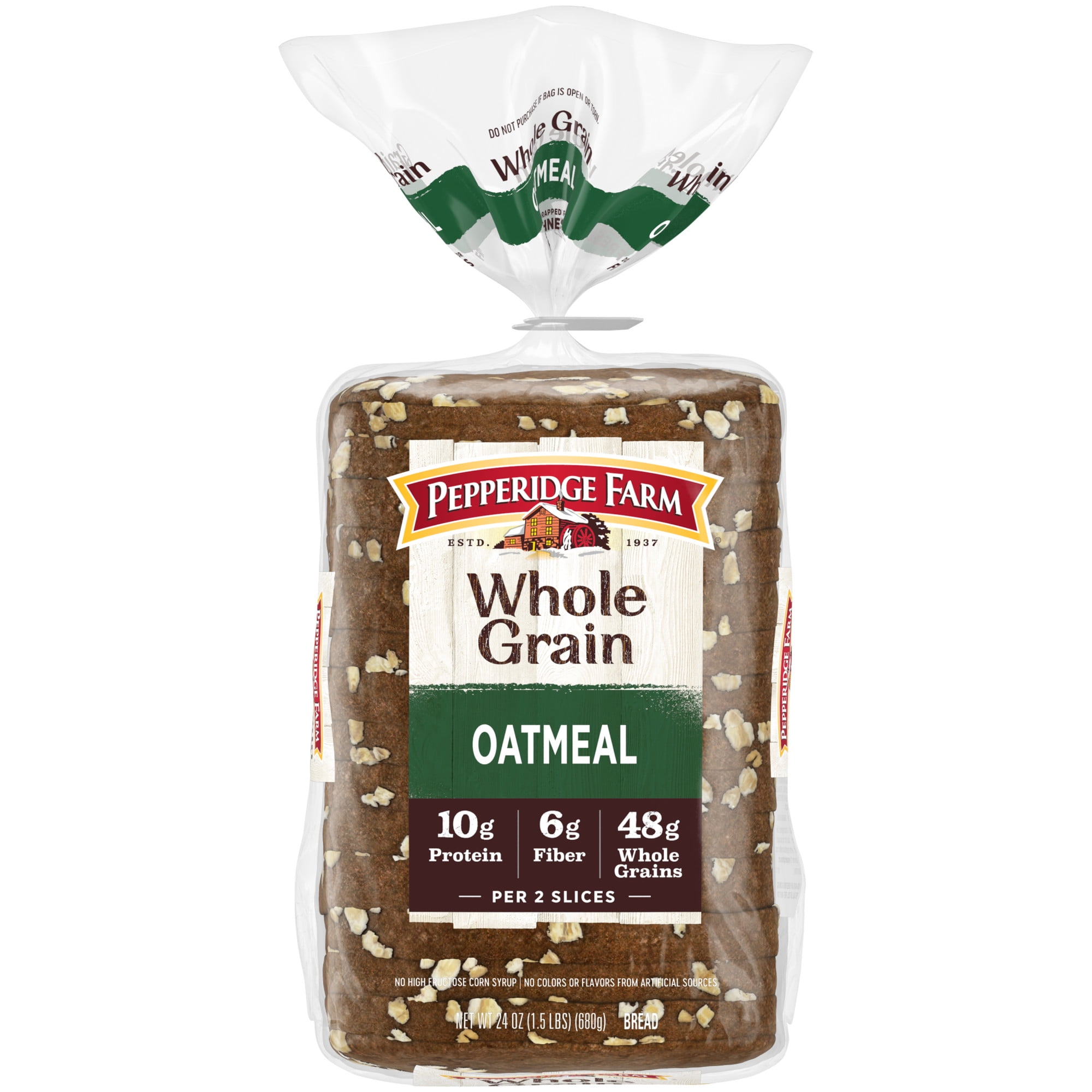 Pepperidge Farm Whole Grain Oatmeal Bread, 24 oz Loaf