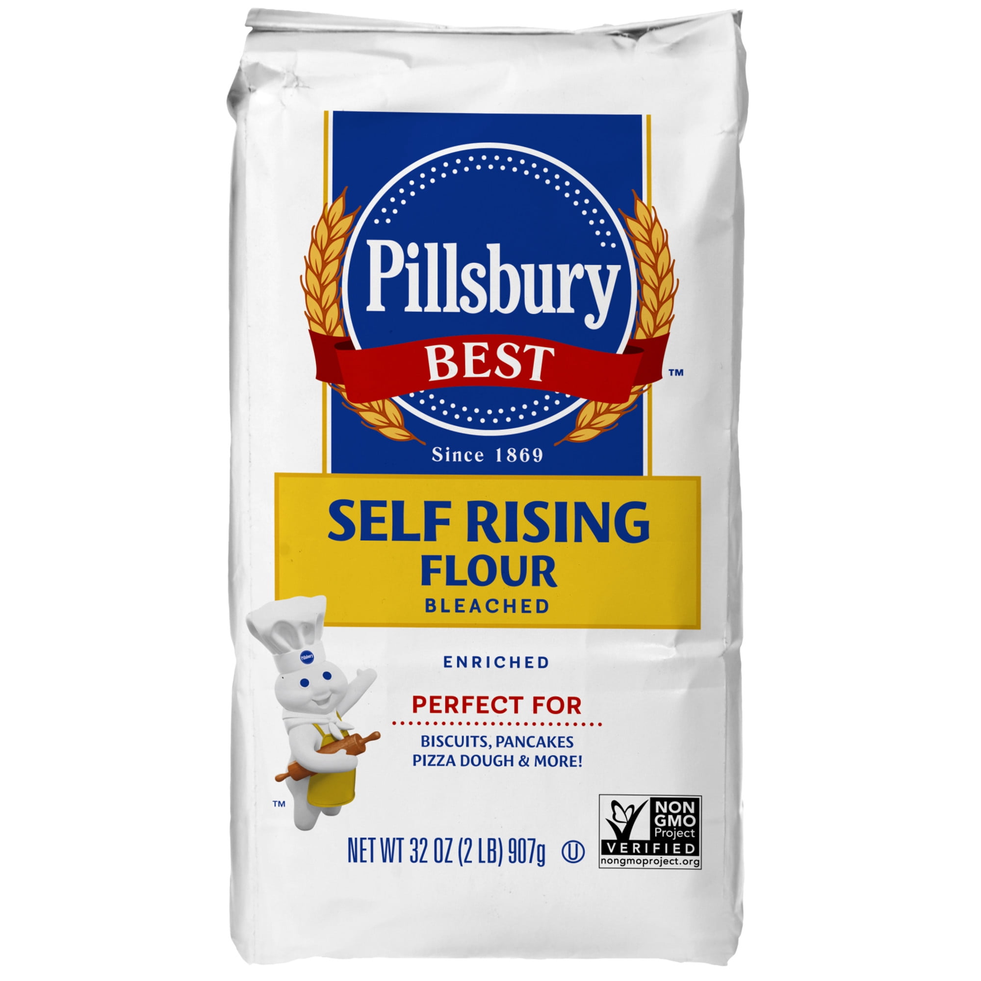 Pillsbury Self-Rising Flour, 2 Lb Bag