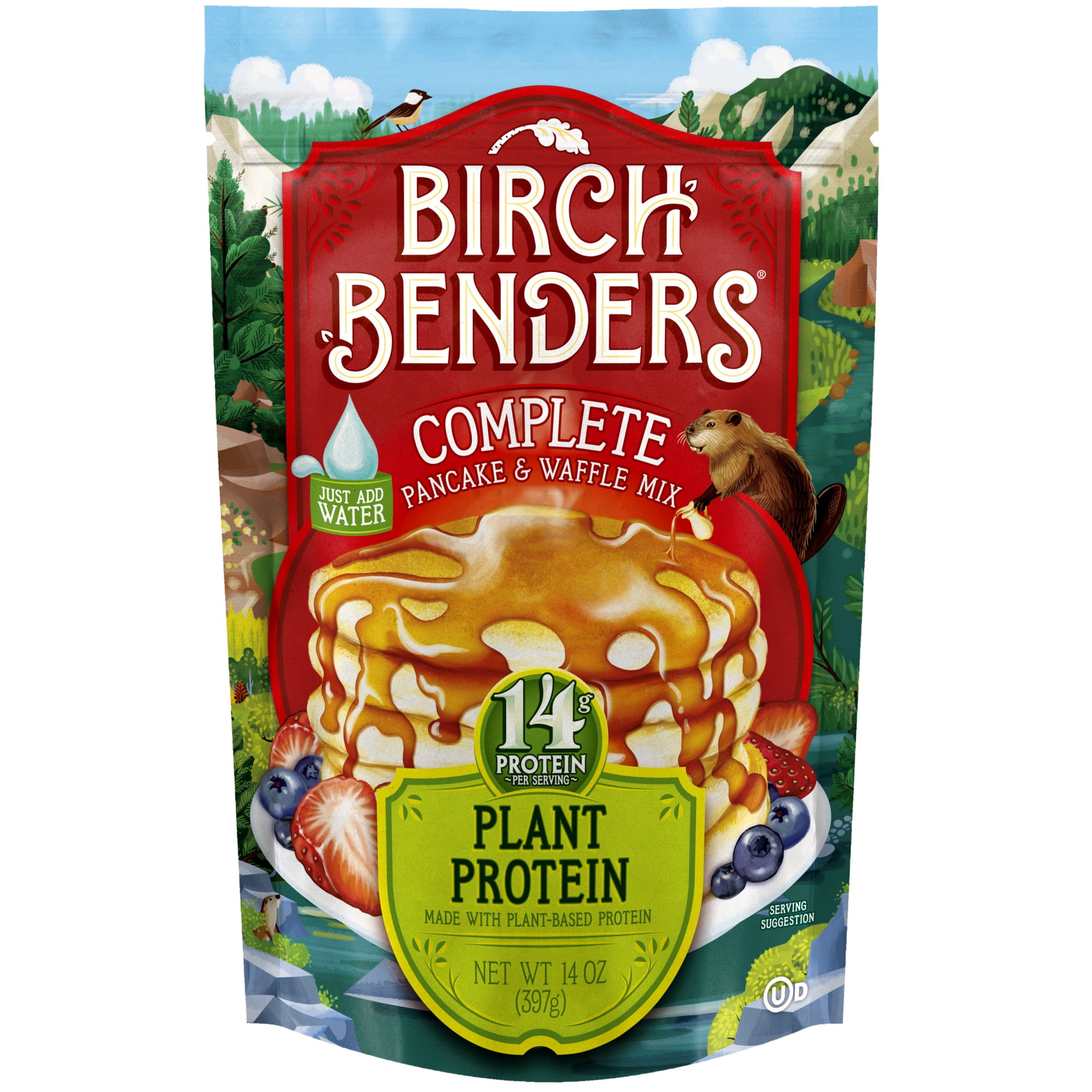 Birch Benders Plant Protein Pancake & Waffle Mix, 14oz