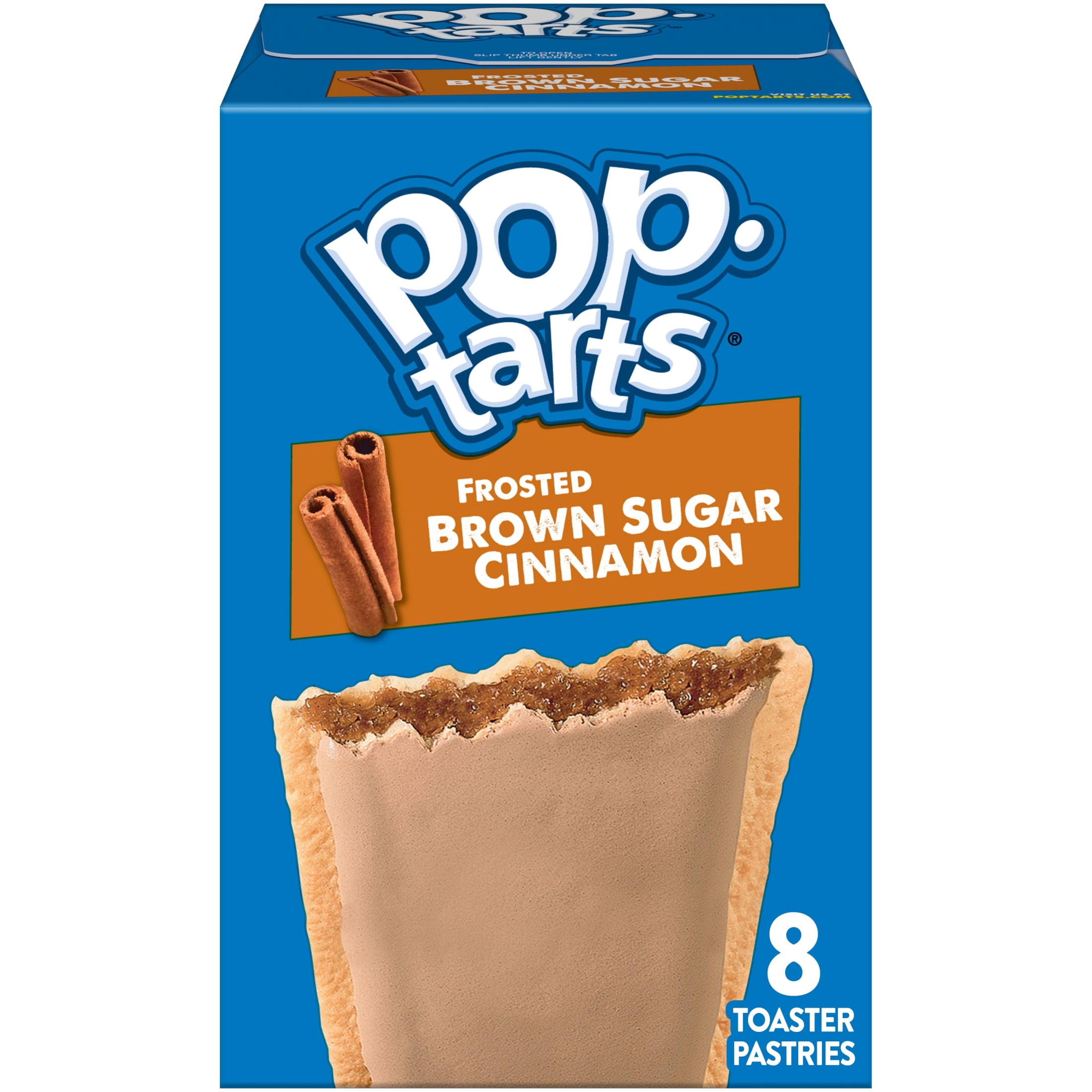 Pop-Tarts Frosted Brown Sugar Cinnamon Toaster Pastries, 13.5 oz, 8 ct