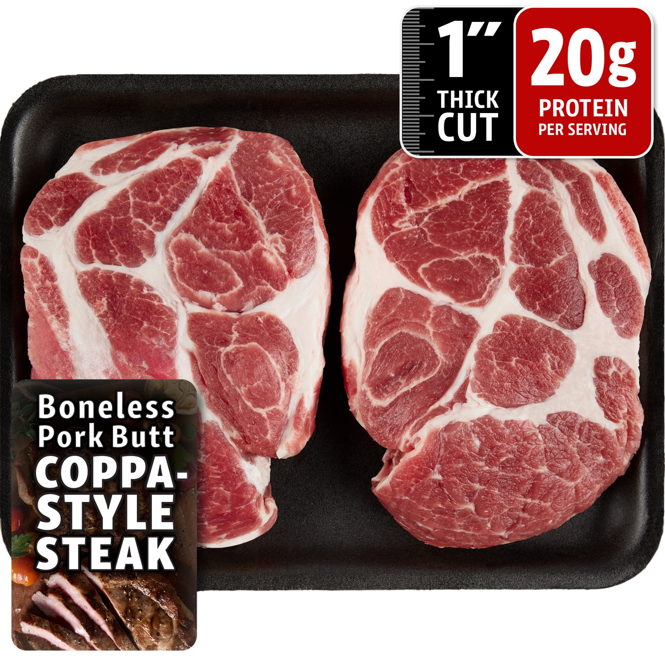 Pork Coppa-Style Steak Boneless, 1.275 - 2 lb