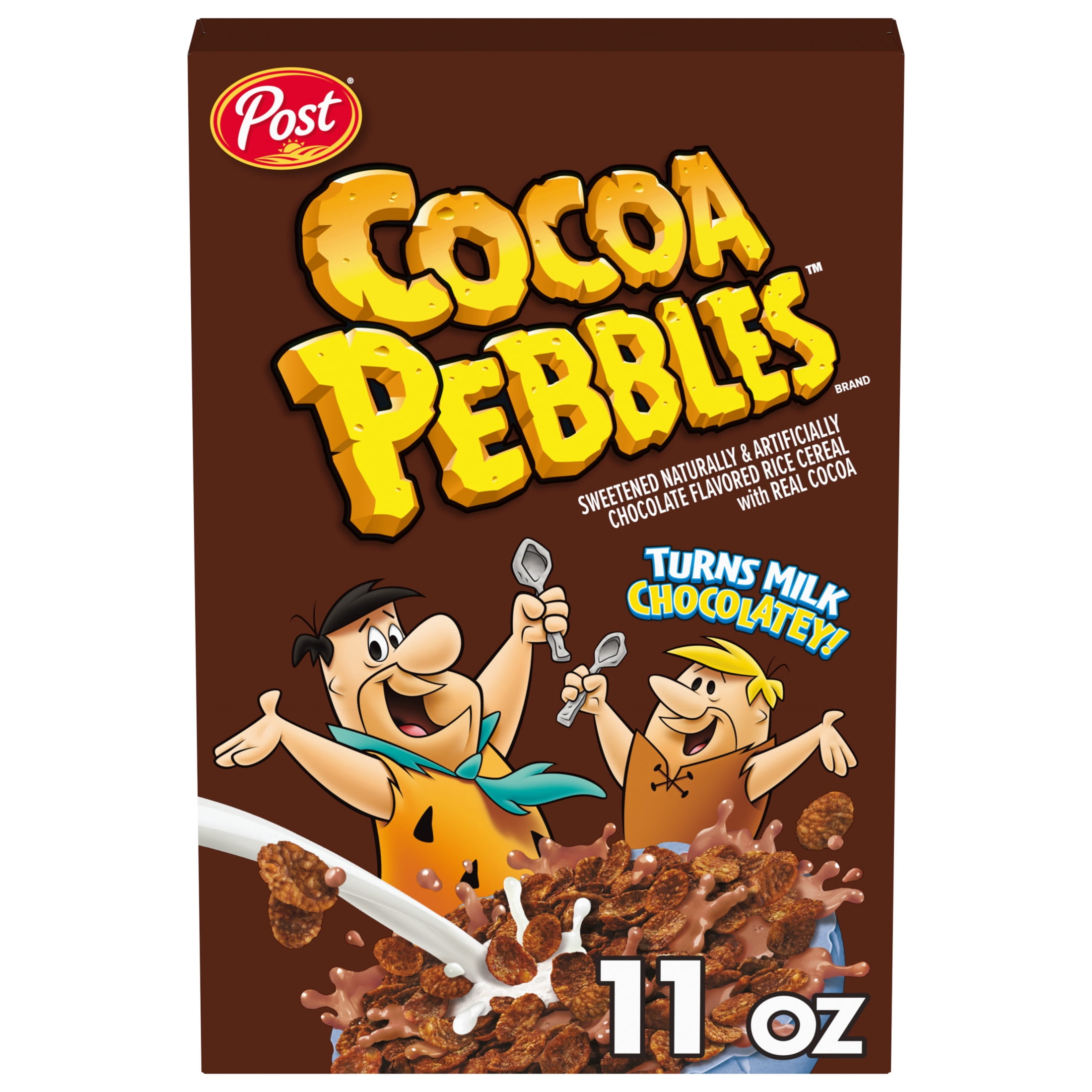 Cocoa PEBBLES Chocolate Gluten Free Breakfast Cereal, 11 oz Box