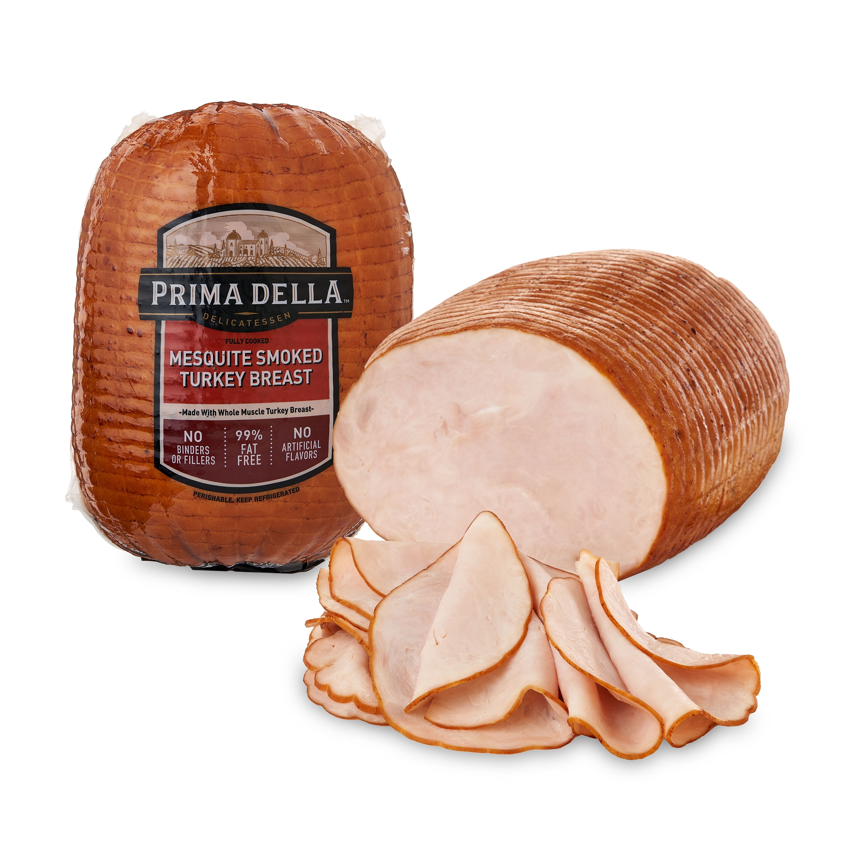 Prima Della Mesquite Smoked Turkey Breast, Deli-Sliced