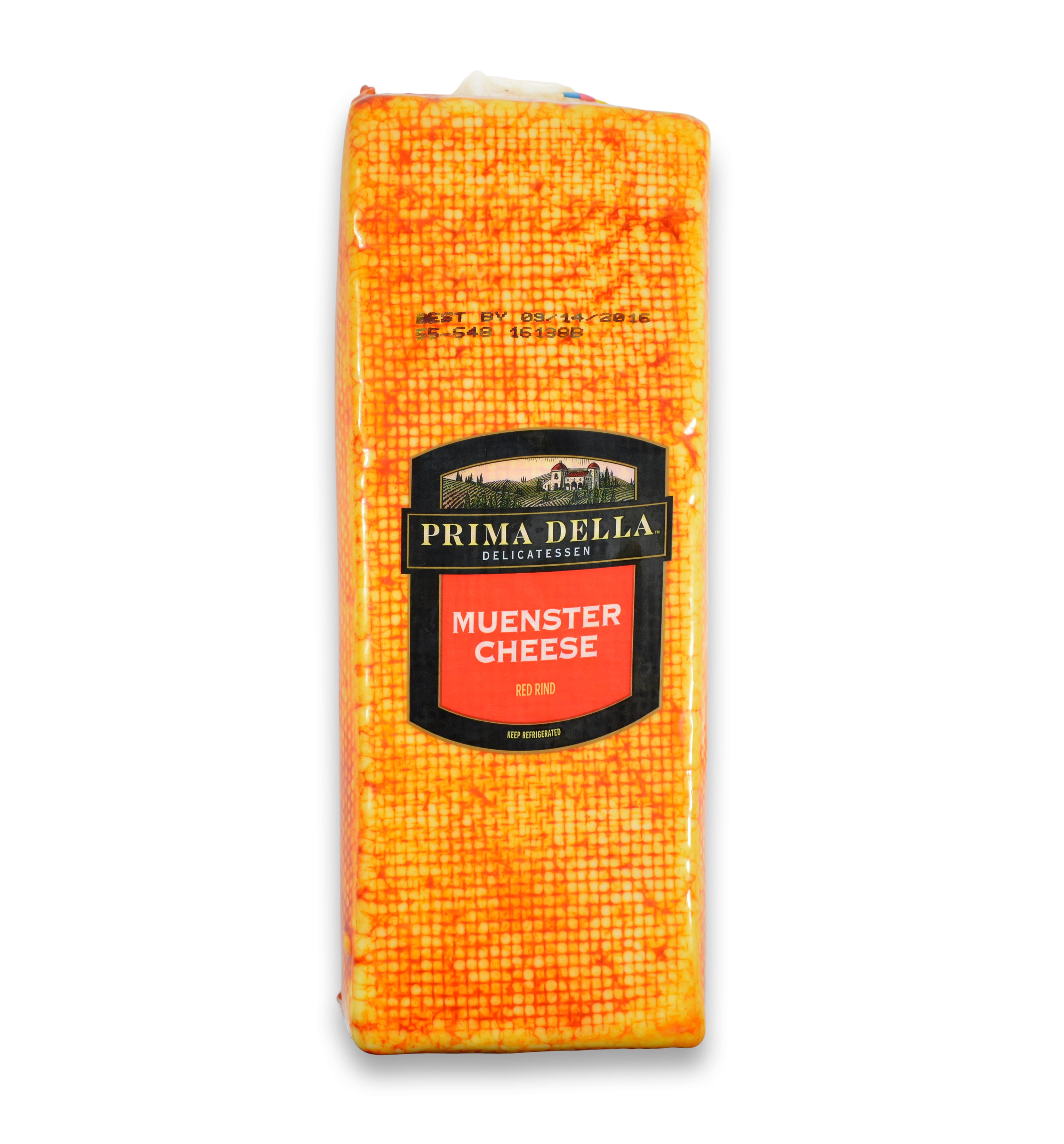 Prima Della Muenster Cheese, Deli Sliced (Refrigerated Bag)
