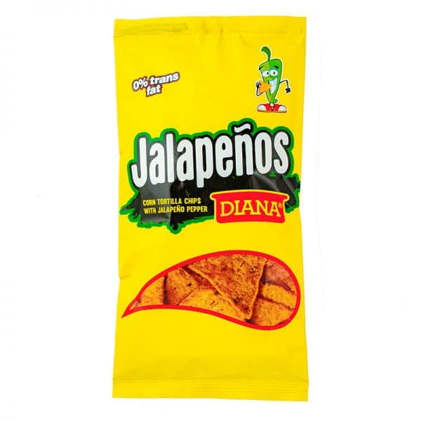 Diana Tortilla Chips Jalapenos 3.84 oz (Pack of 3)