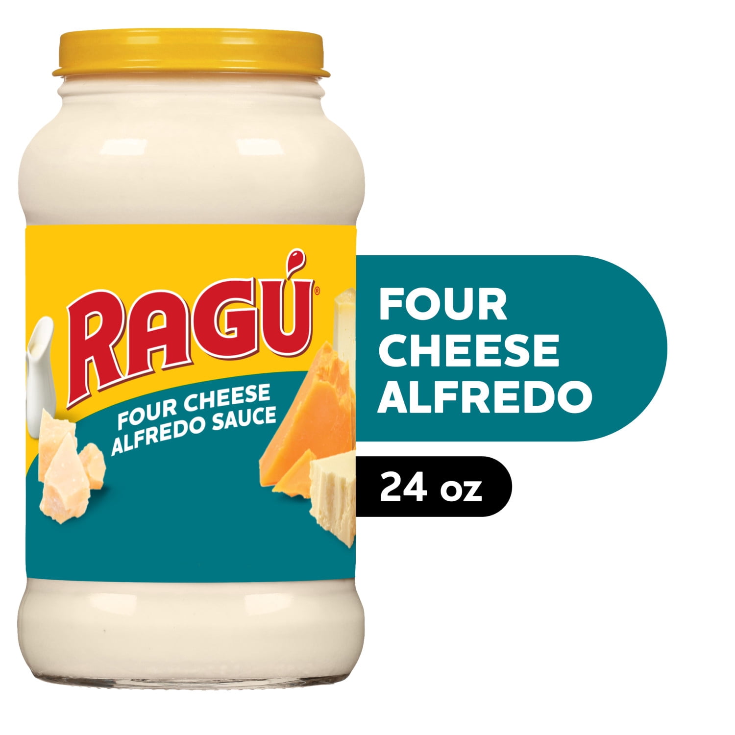 RAGU Four Cheese Alfredo White Pasta Sauce, 16 oz