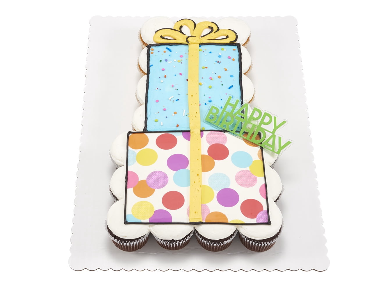 Rainbow Celebration Cupcake Cake