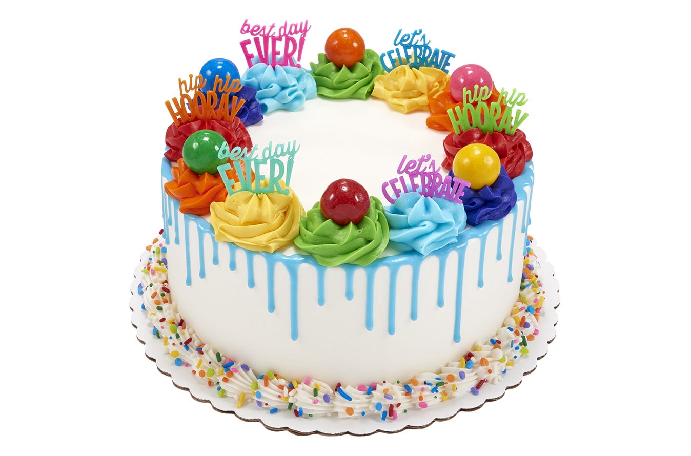 Rainbow Celebration ROUND CAKE