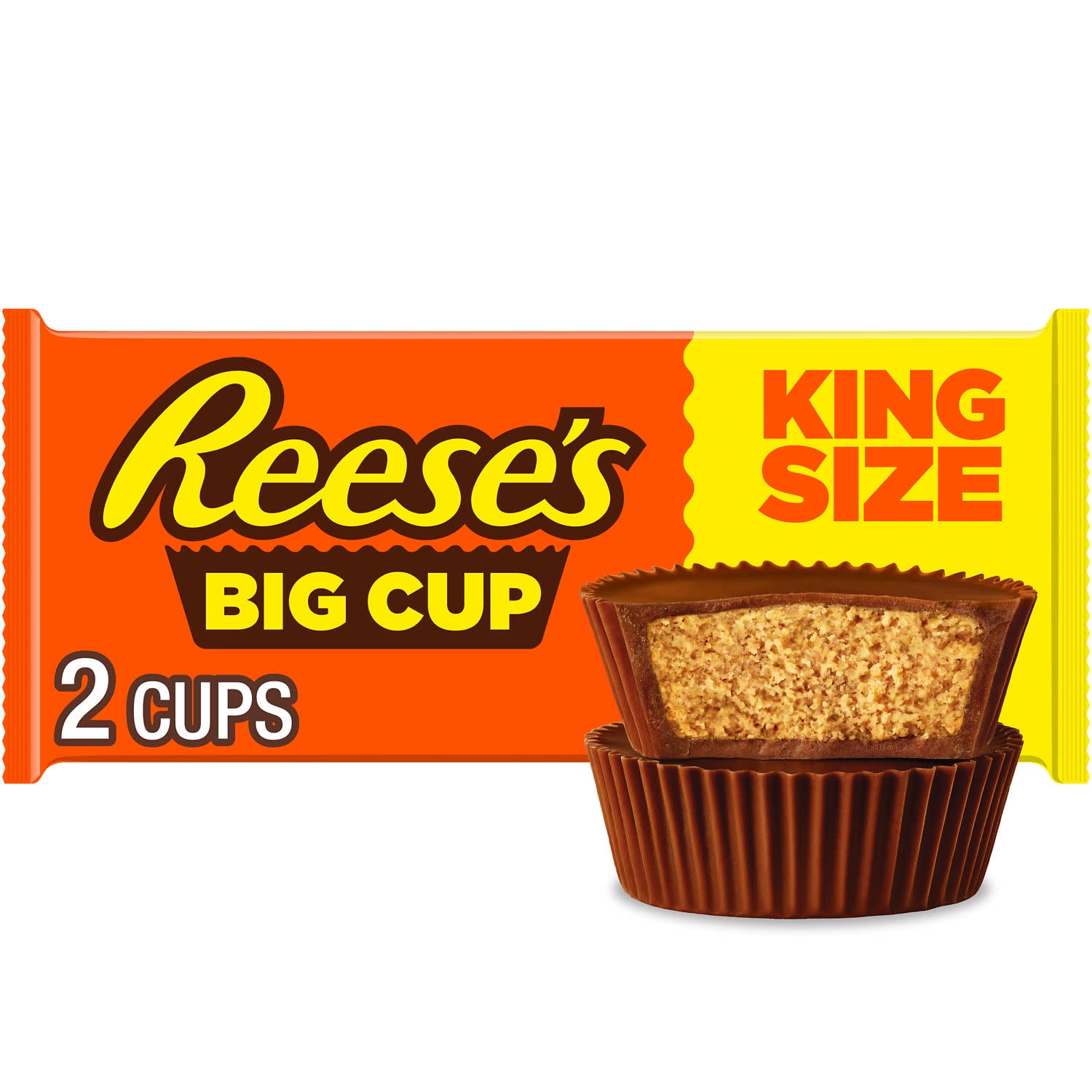 Reese's Big Cup Milk Chocolate Peanut Butter Candy - King Size, 2.8 oz